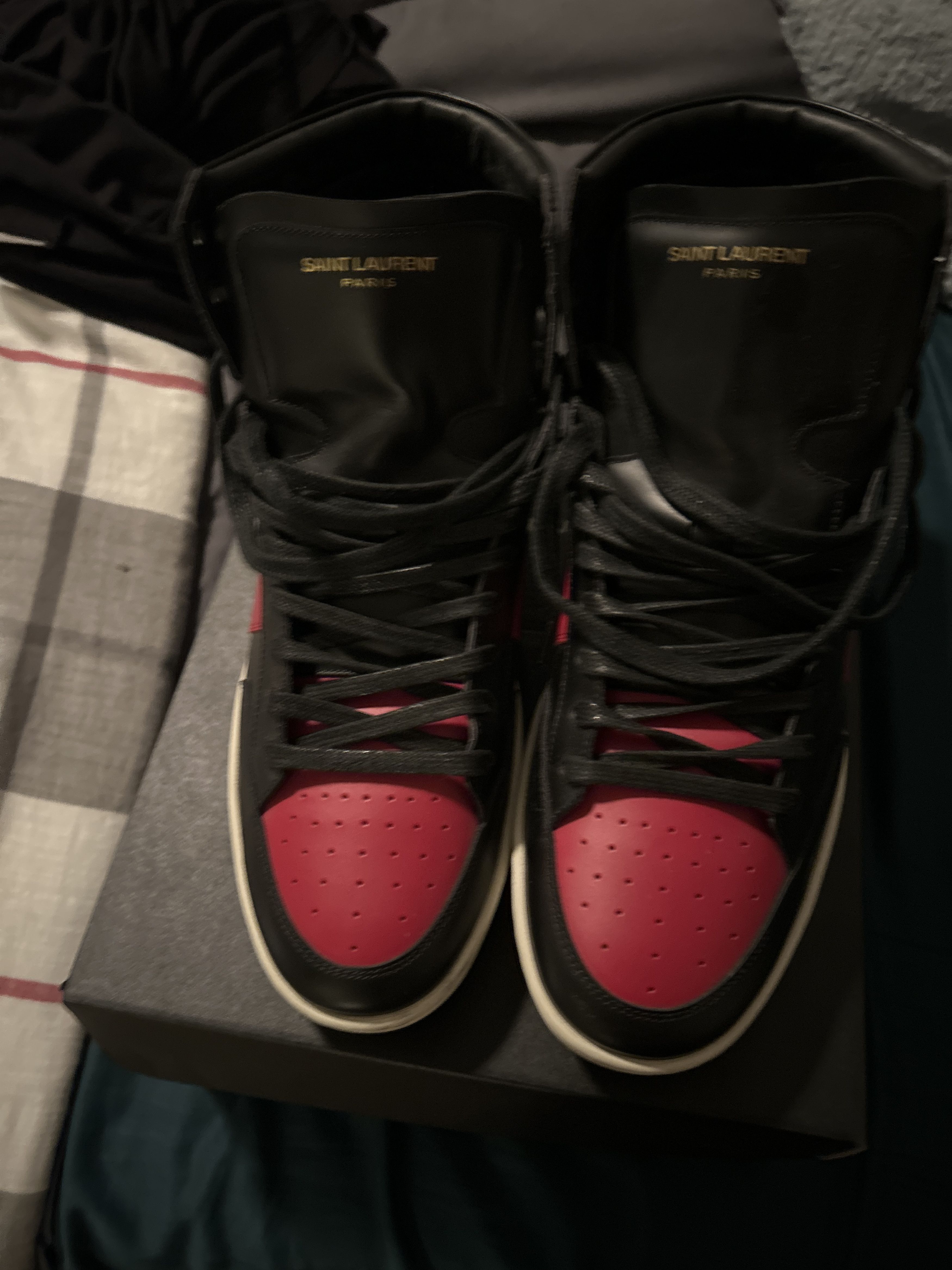 Yves Saint Laurent Saint Laurent SL hi top sneaker Size US 11 / EU 44 - 1 Thumbnail