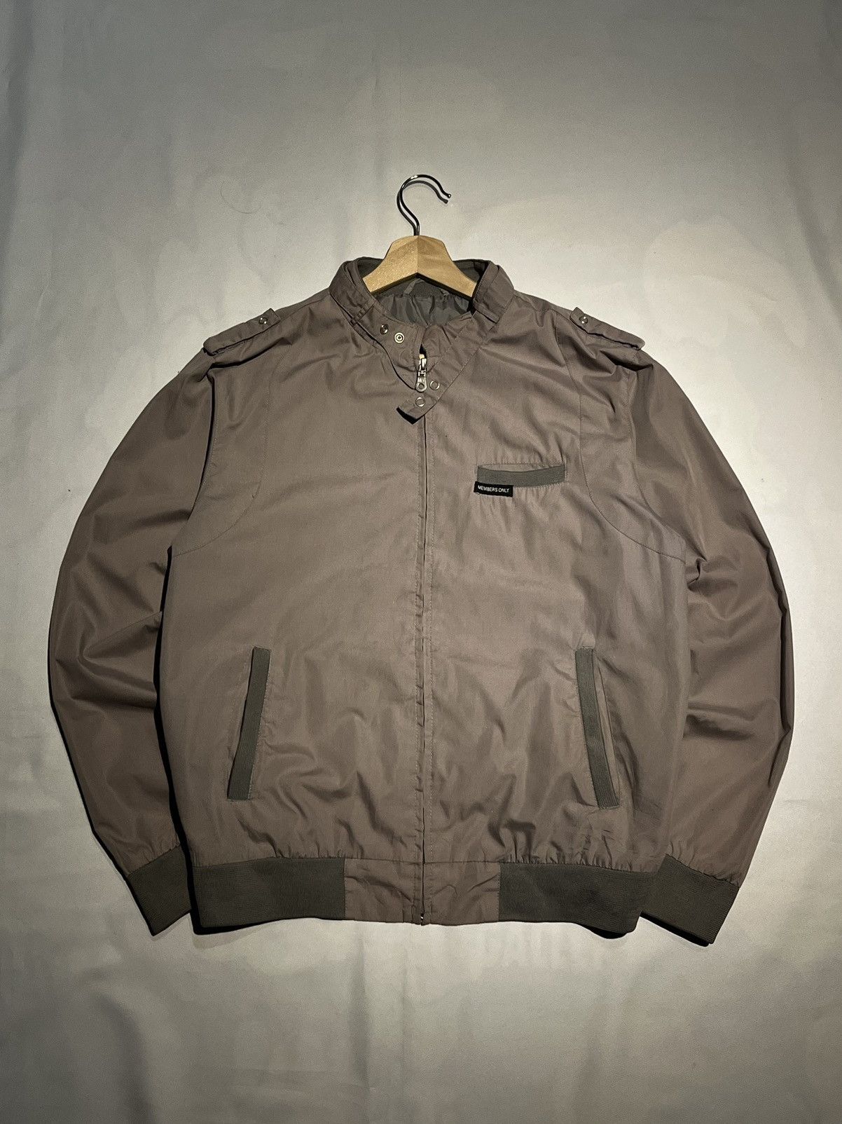 Members Only × Vintage Members Only Vintage 90s Europe Craft Bomber Jacket zip up Size US L / EU 52-54 / 3 - 2 Thumbnail