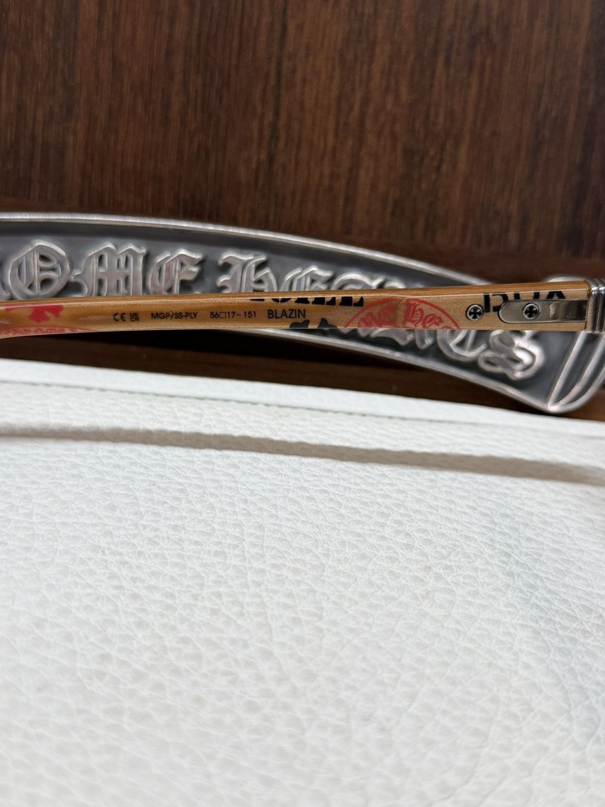 Chrome Hearts Chrome Hearts Blazin Sunglasses Size ONE SIZE - 9 Thumbnail