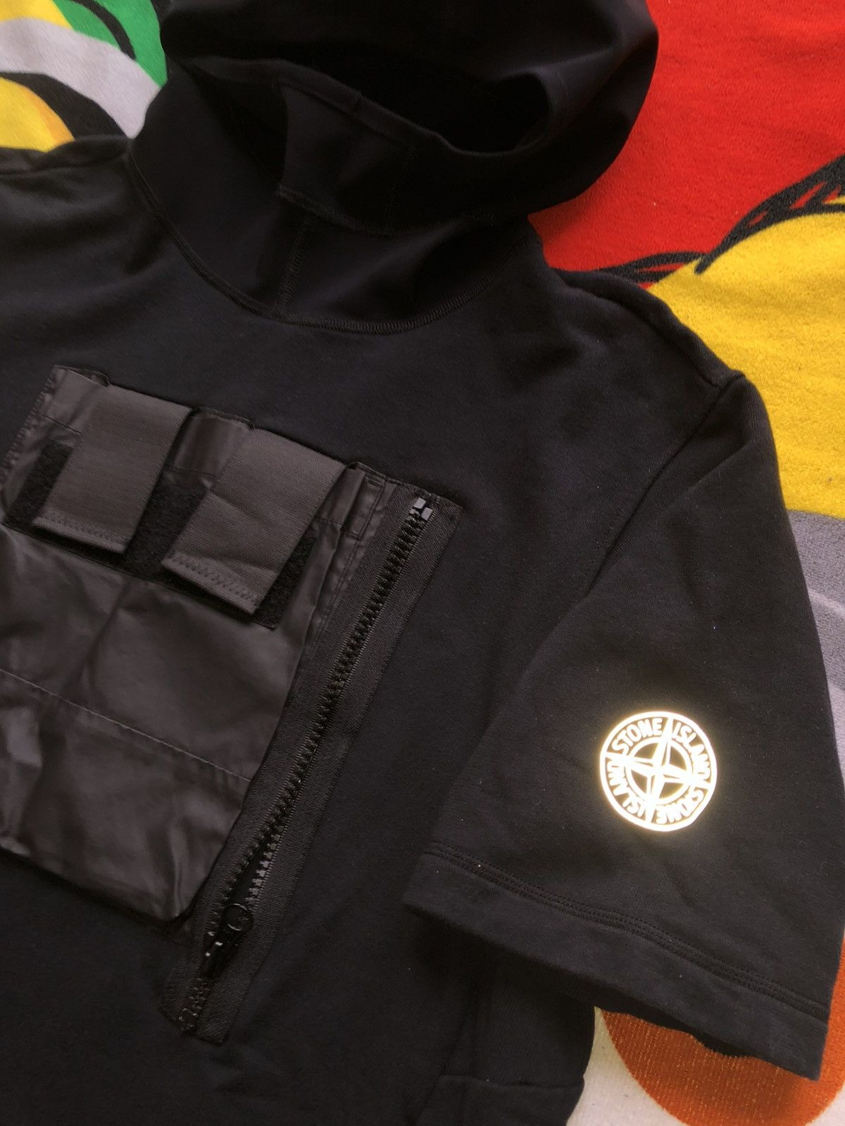 Stone Island Stone Island Utility Pocket Pullover Jumper hooded mussola Size US L / EU 52-54 / 3 - 10 Thumbnail