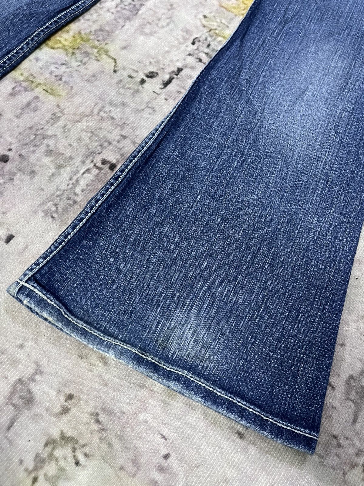 BKE Super Star Flare BKE Distressed Low Rise Denim Size US 36 / EU 52 - 12 Thumbnail