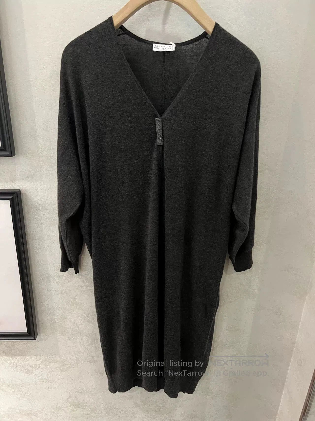 Brunello Cucinelli Brunello Cucinelli Cashmere Maxi Dress. Size S / US 4 / IT 40 - 4 Thumbnail