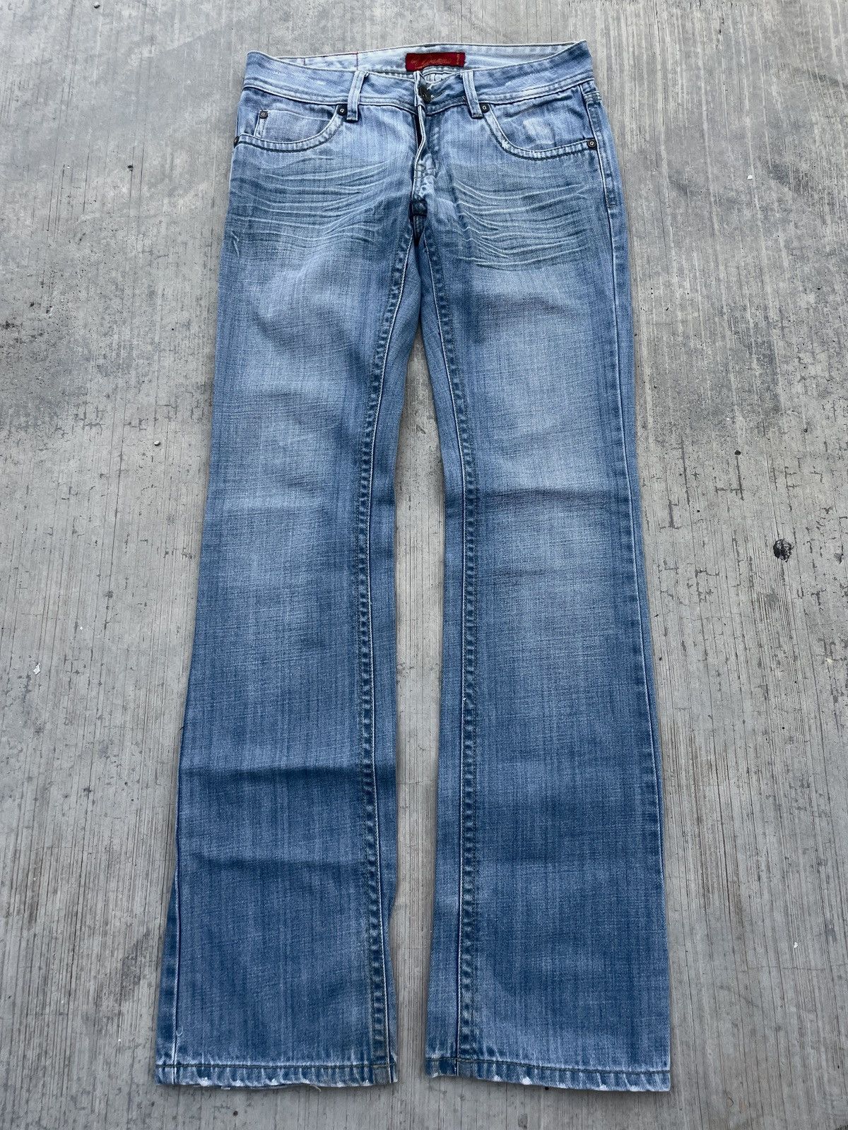 Japanese Brand 2000s JAPANESE BRAND 9 JEANS WHISKER SKINNY PUNK ARCHIVE Size 29" - 1 Thumbnail