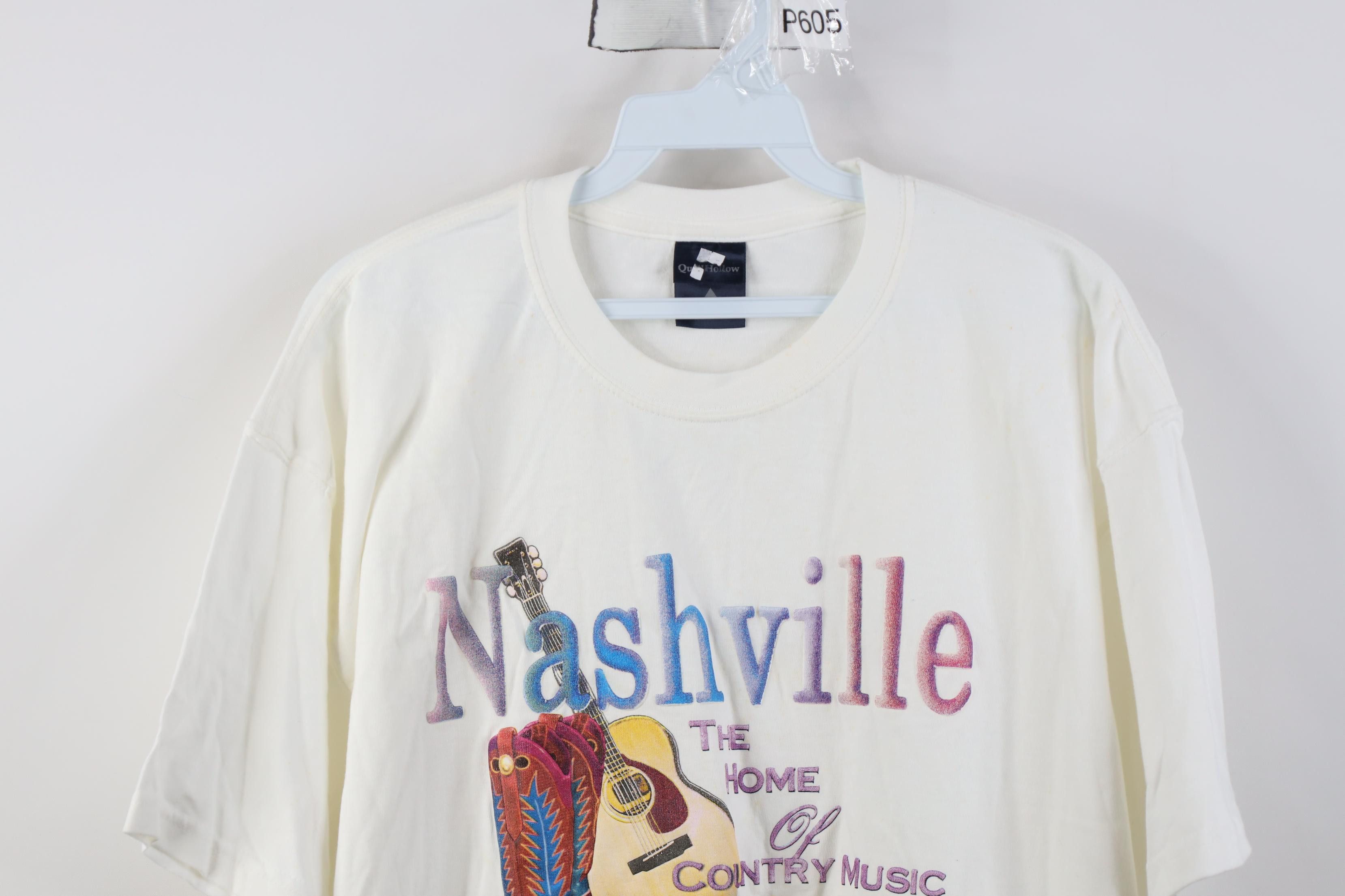 Vintage Vintage 90s Streetwear Country Music Cowgirl T-Shirt White Size L / US 10 / IT 46 - 2 Thumbnail