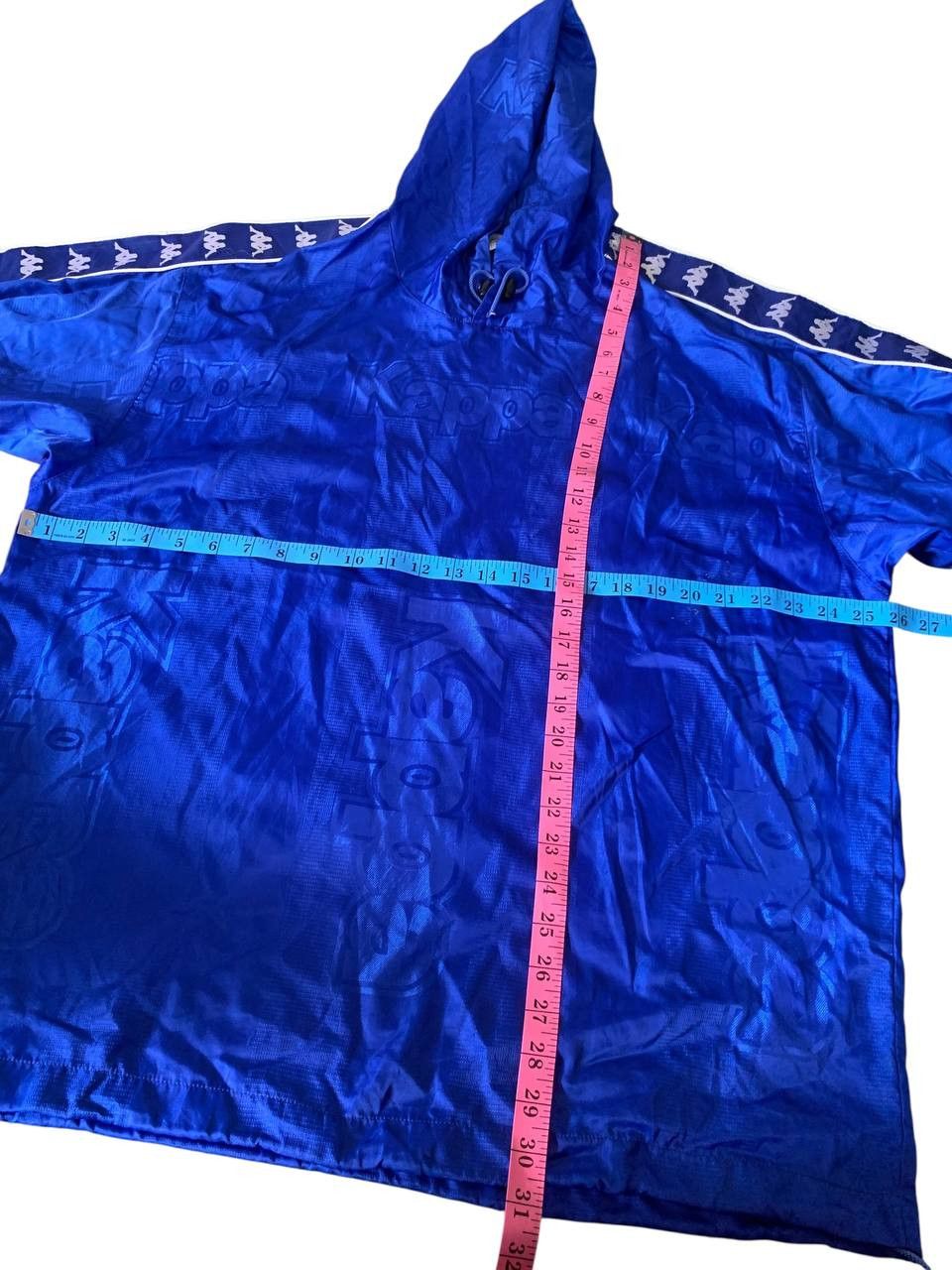 Kappa Vintage Kappa Sweater Blue Big Logo XL size windbreaker Size US XL / EU 56 / 4 - 5 Thumbnail