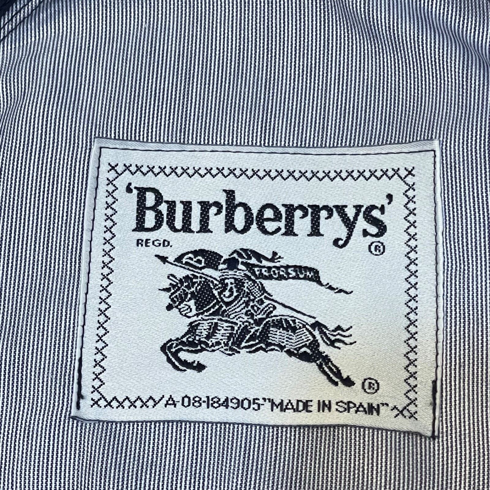 Burberry VINTAGE BURBERRY Bomber Jacket winter COAT cotton BLUE NAY Size M / US 6-8 / IT 42-44 - 14 Thumbnail