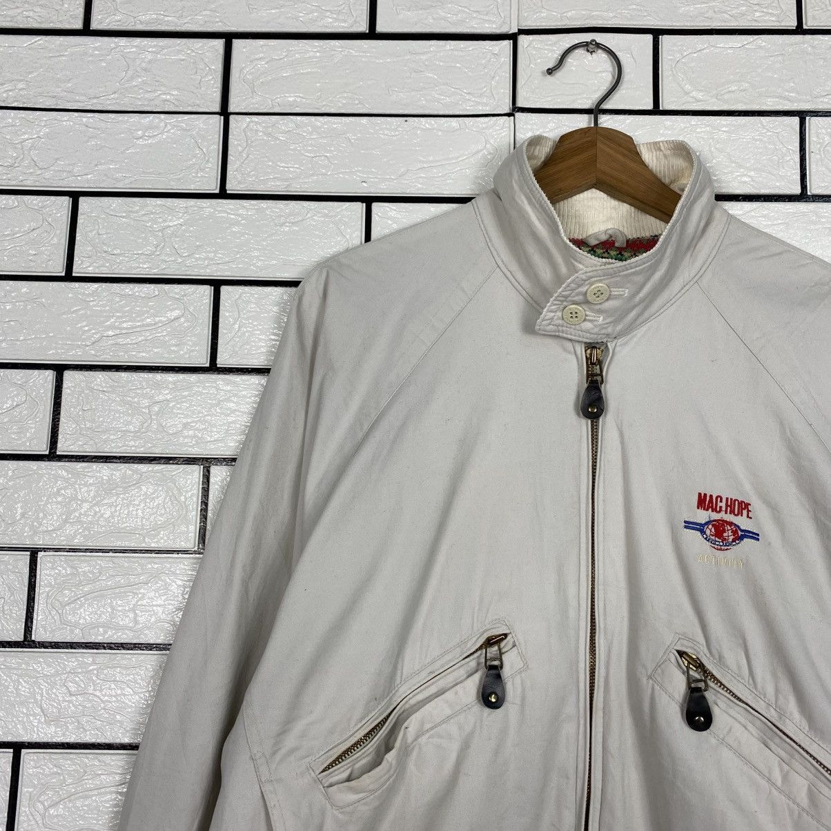 Japanese Brand Vintage Bomber Jacket Blanket MacHope Big Logo Size US M / EU 48-50 / 2 - 8 Thumbnail