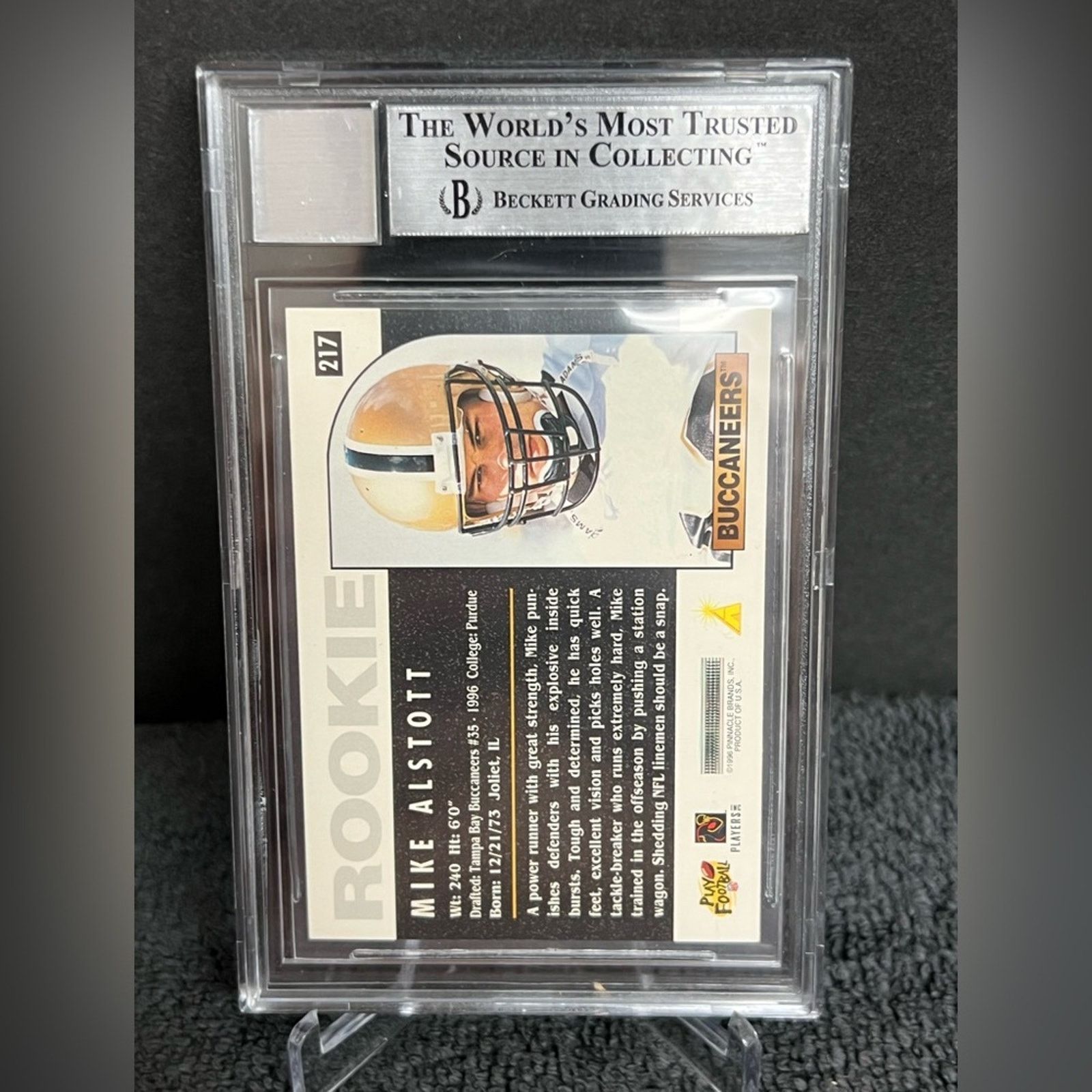 NFL Mike Alstott 1996 Score Rookie Autogragh Card BAS - RARE Size ONE SIZE - 2 Thumbnail