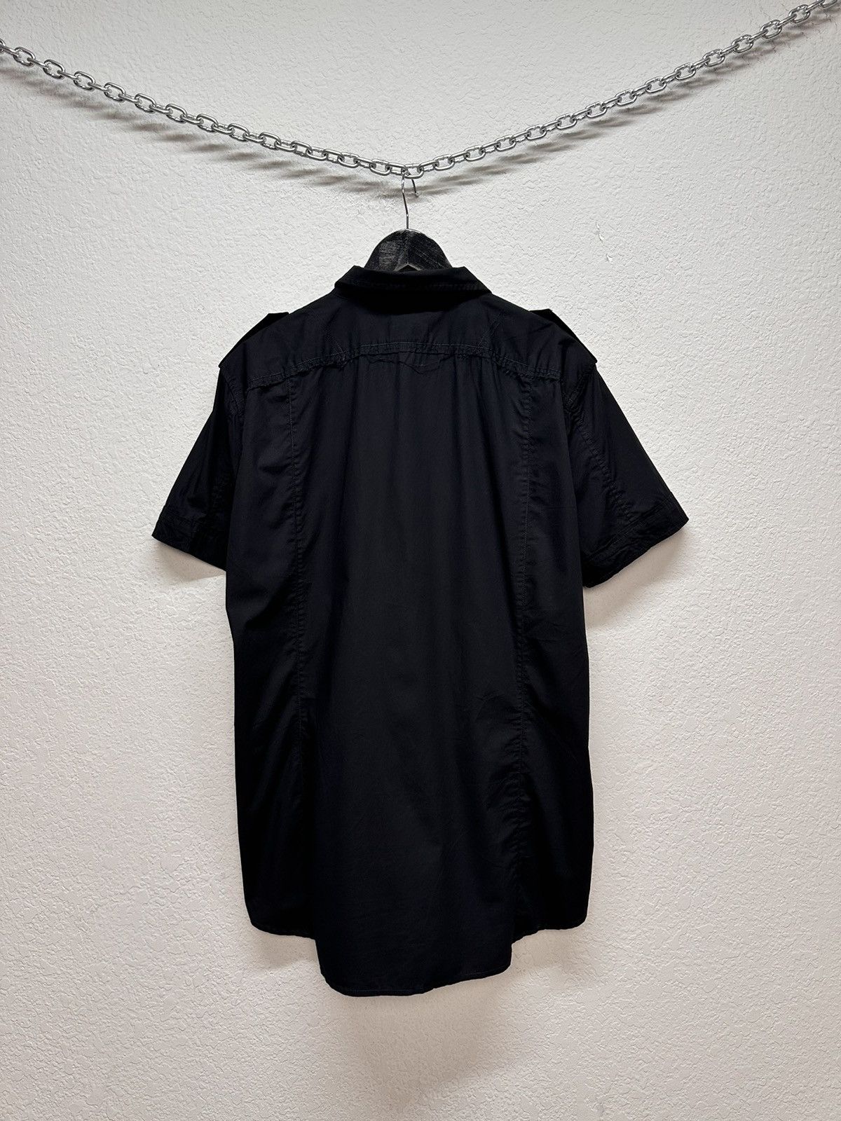 Diesel Vintage Metal Diesel Shirt Black Faded Junya Watanabe Y2K Size US L / EU 52-54 / 3 - 12 Thumbnail