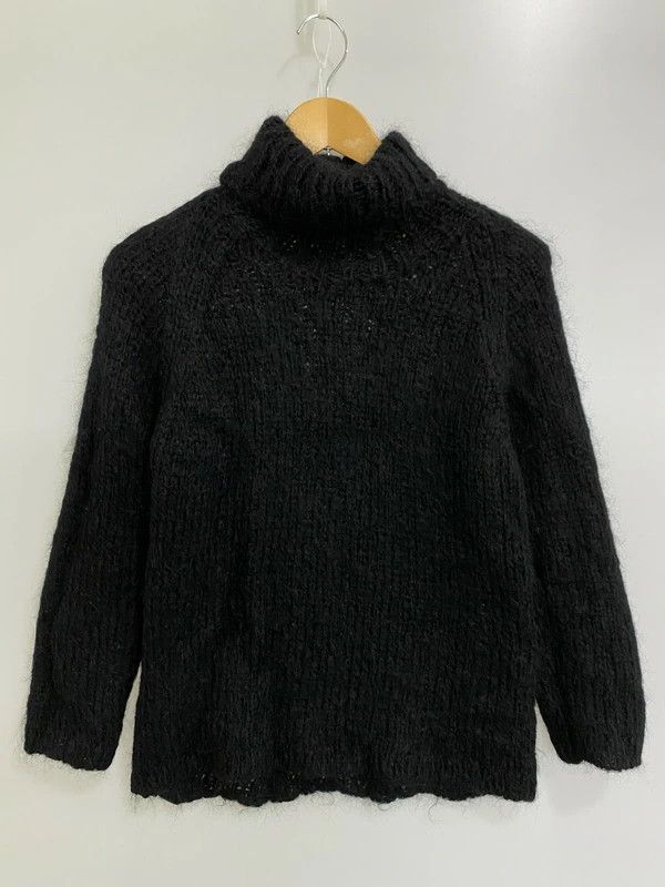 Comme des Garcons Sweater Mohair Plain Turtle Neck Black Size US XS / EU 42 / 0 - 1 Thumbnail