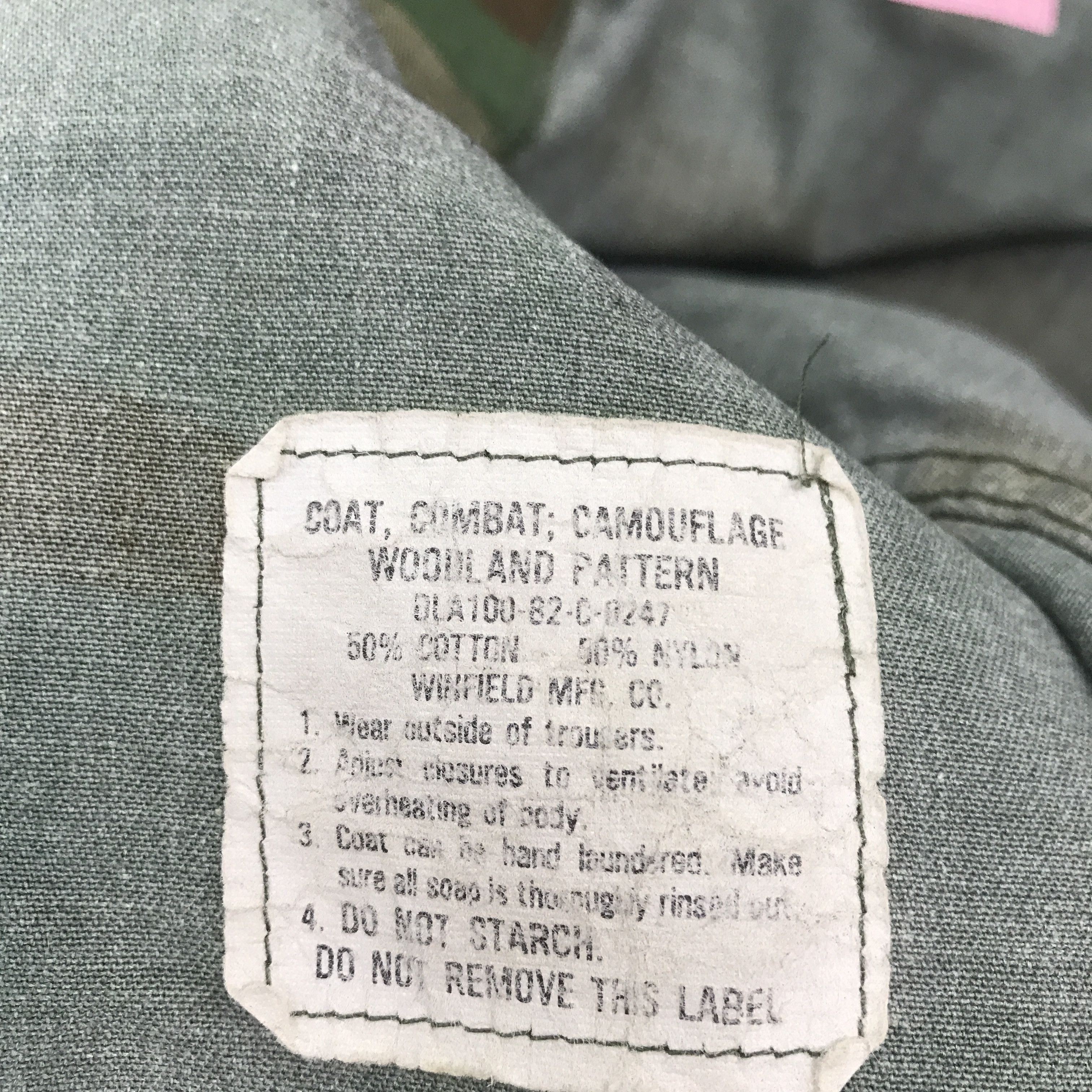 Vintage vintage US Army Camo Button M65 Style jacket Size US L / EU 52-54 / 3 - 9 Thumbnail