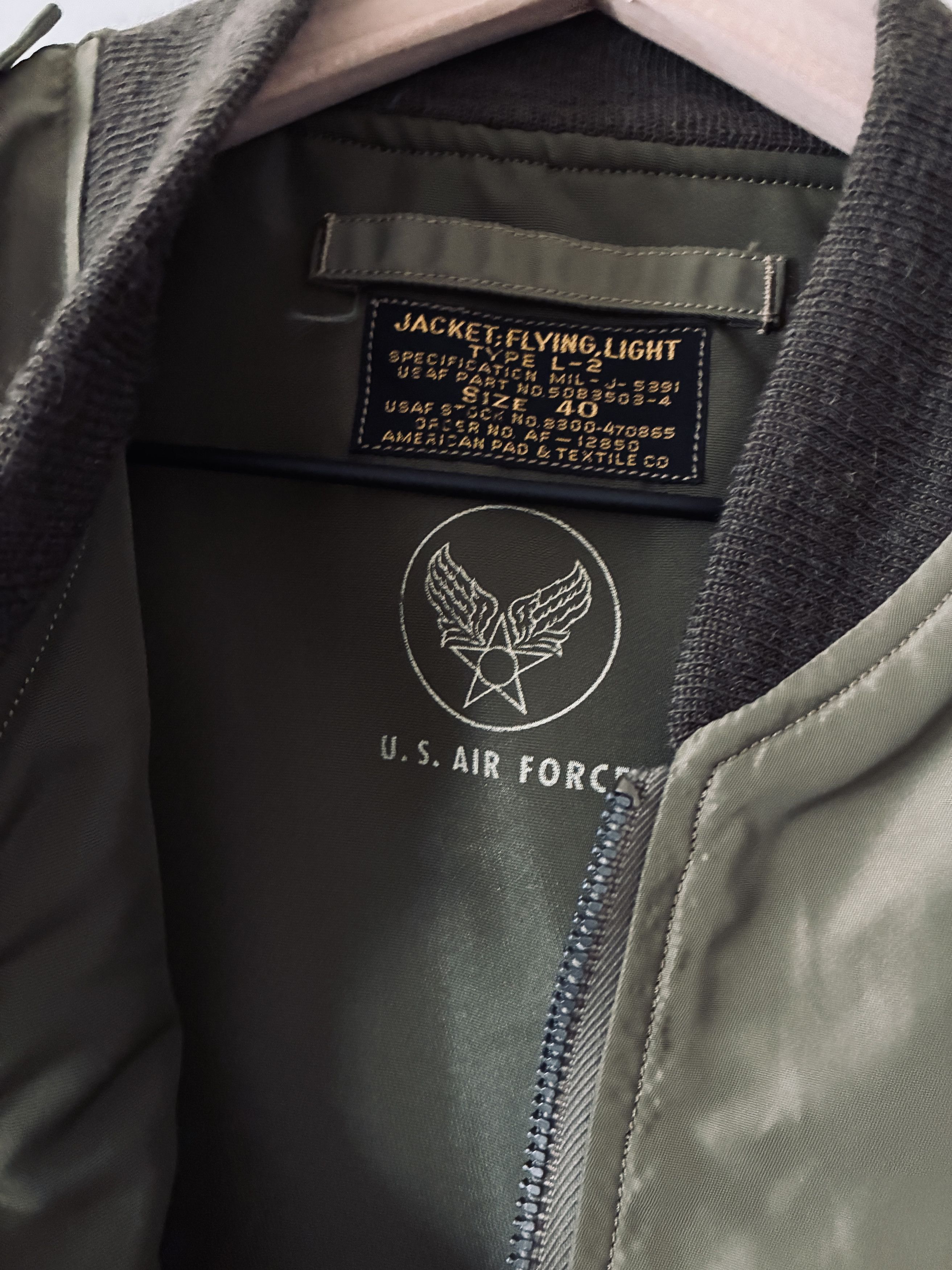 Buzz Rickson's Buzz Rickson - L2 Flight Nylon Bomber Jacket - Size.40 Size US XXS / EU 40 - 3 Thumbnail