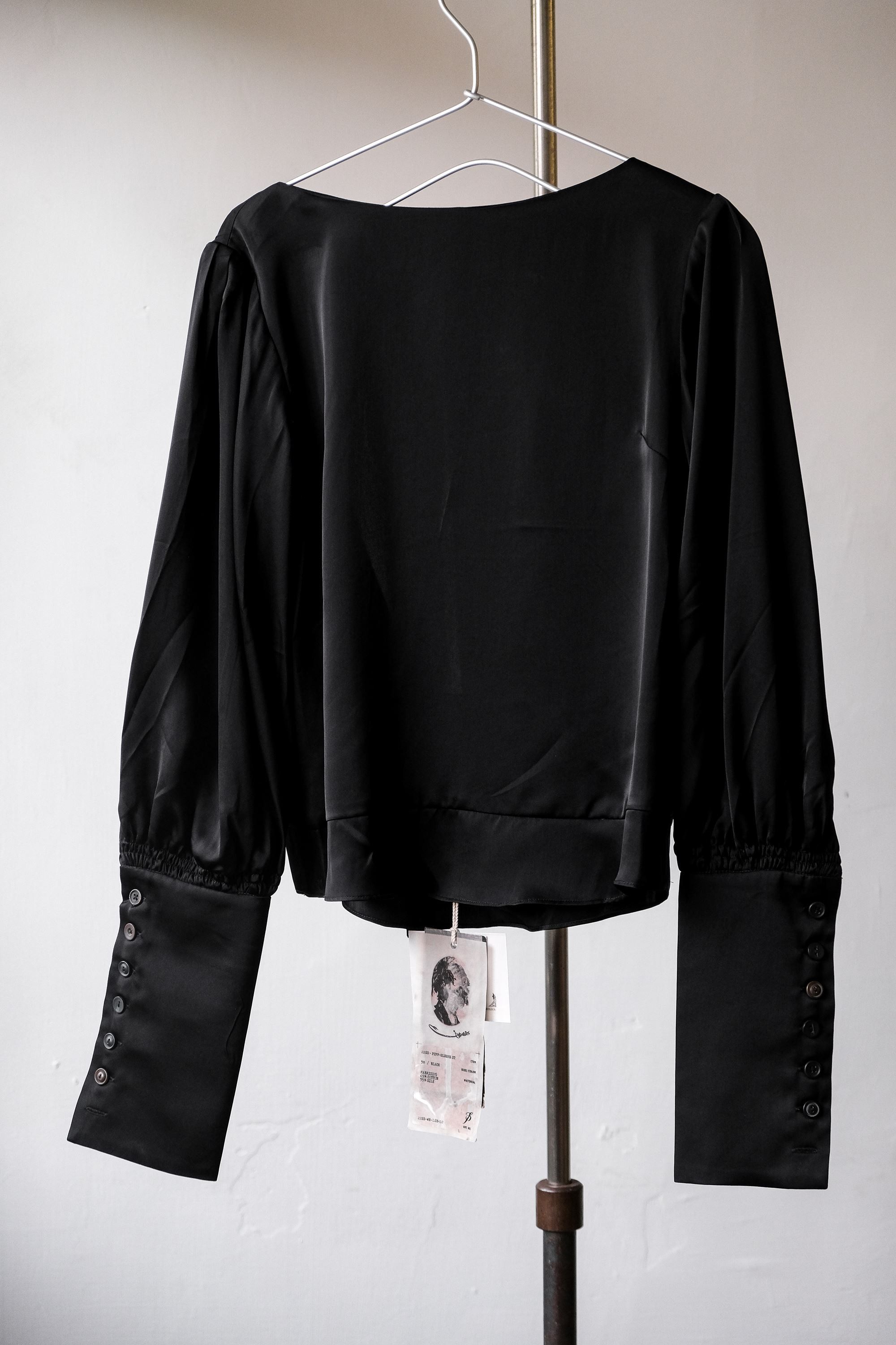 image of Professor E Professor.e 22Ss - Puff-Sleeve St in Black, Women's (Size XS)