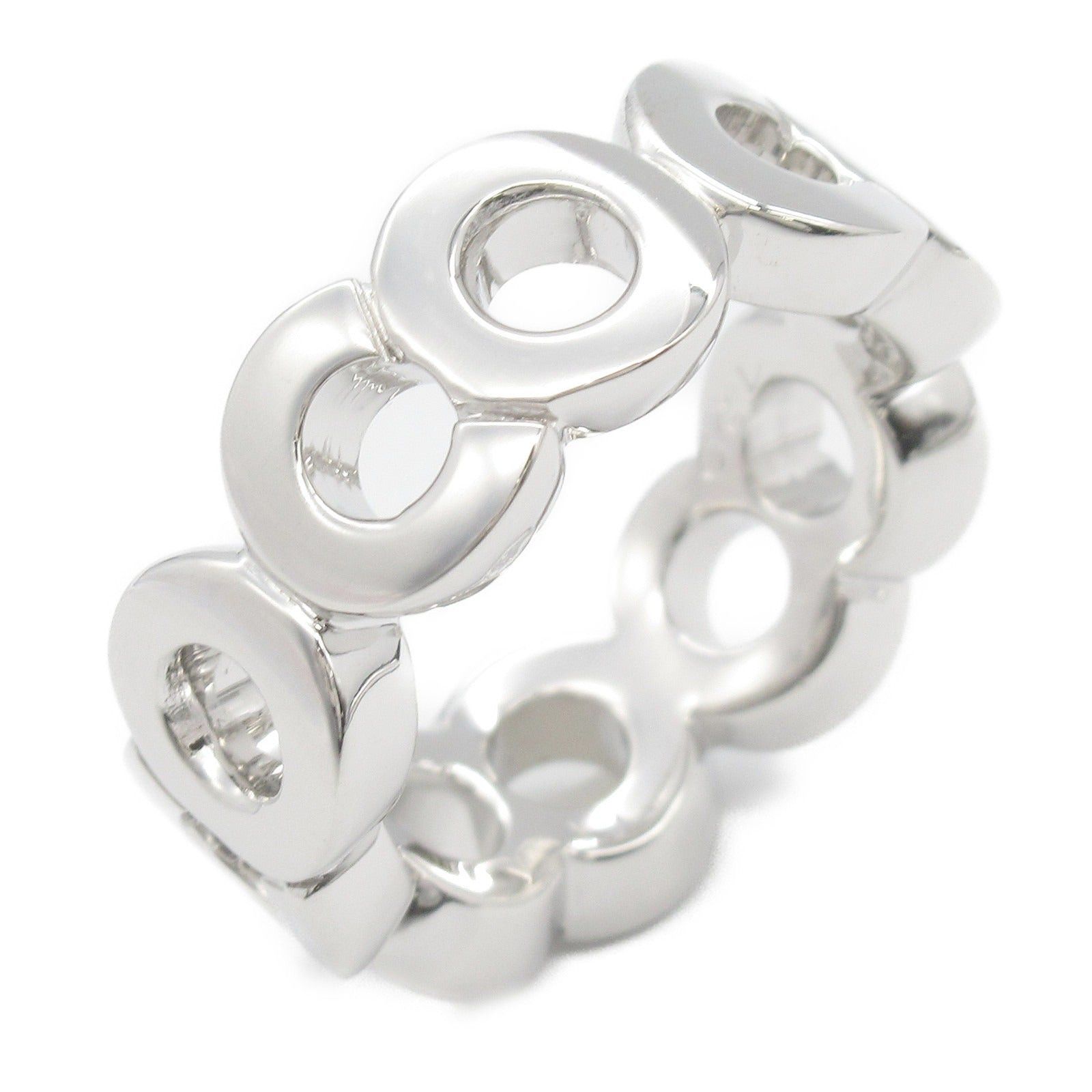 Chanel Chanel Coco Chanel Ring K18Wg (White Gold) Silver Size ONE SIZE - 1 Thumbnail
