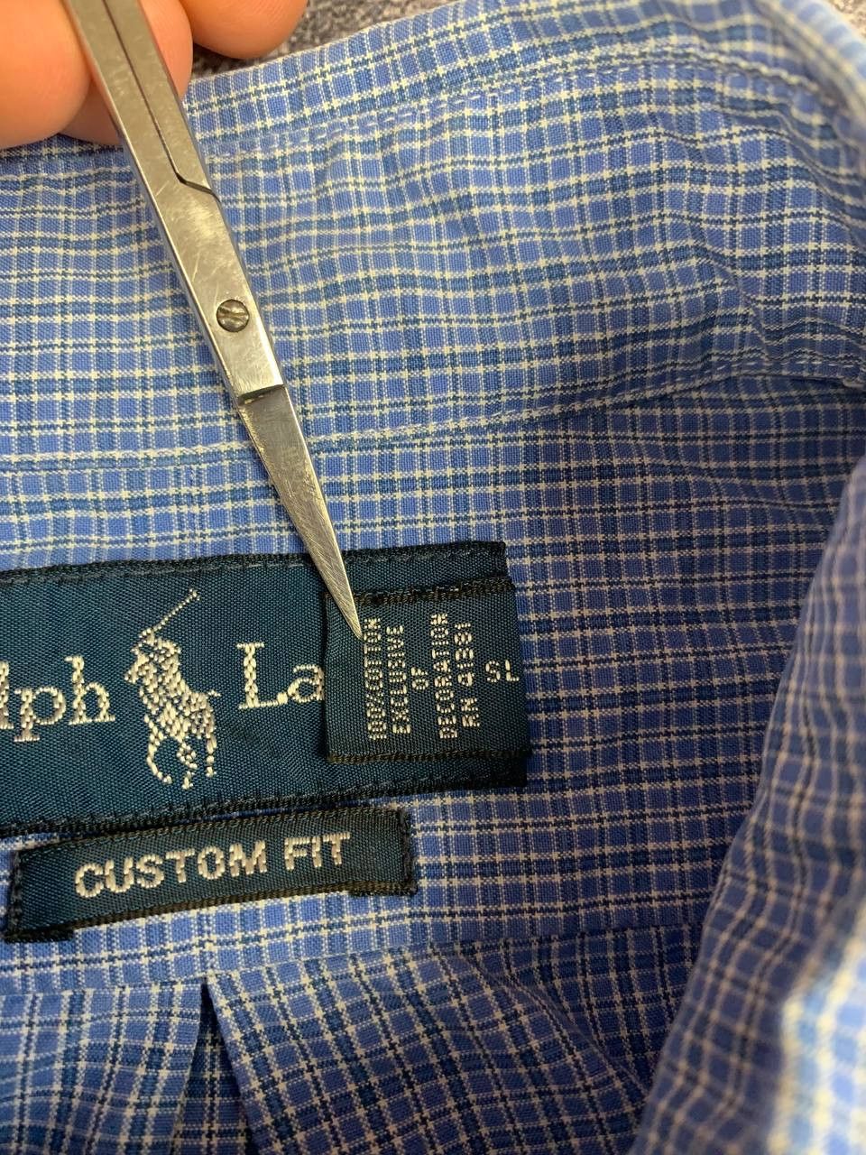 Polo Ralph Lauren Polo Ralph Lauren Men's Blue Check Shirt Button Down Size US L / EU 52-54 / 3 - 10 Thumbnail