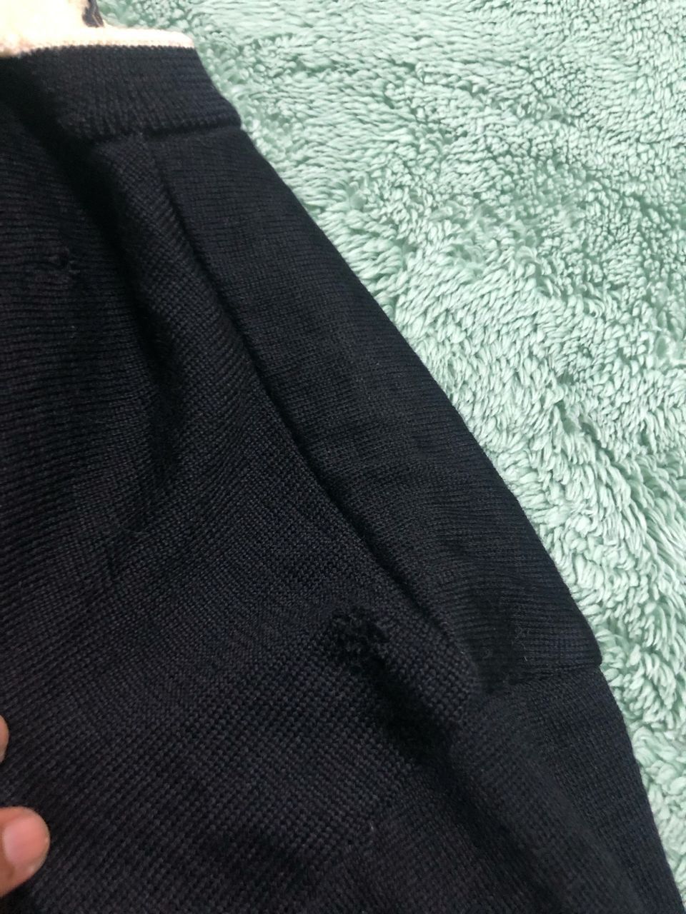 Designer × Japanese Brand × Vintage 90s Gellan Europe Crewneck Wool Knit Sweatshirt Distressed Size US M / EU 48-50 / 2 - 15 Thumbnail