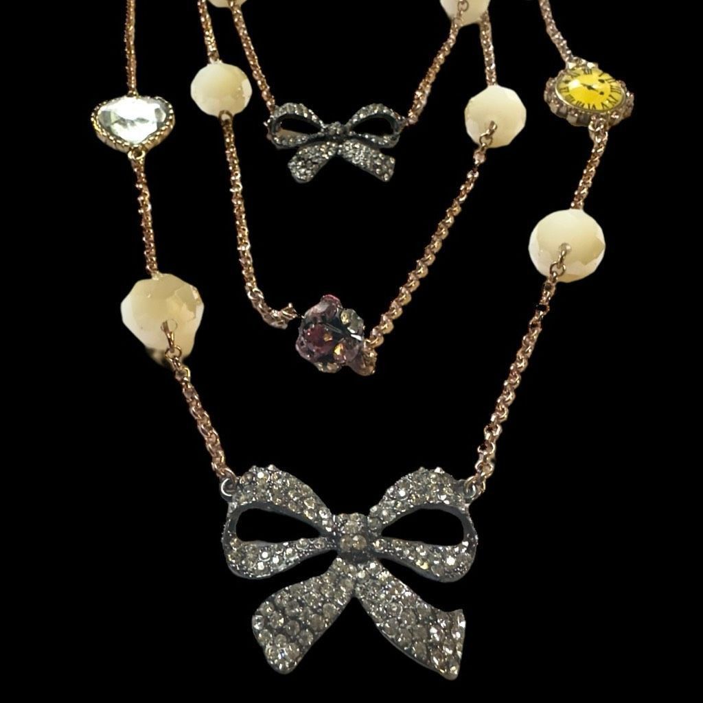 Betsey Johnson BETSY JOHNSON Jewelry 6 Piece Lot Colorful Bear Floral Rhine Size ONE SIZE - 10 Thumbnail