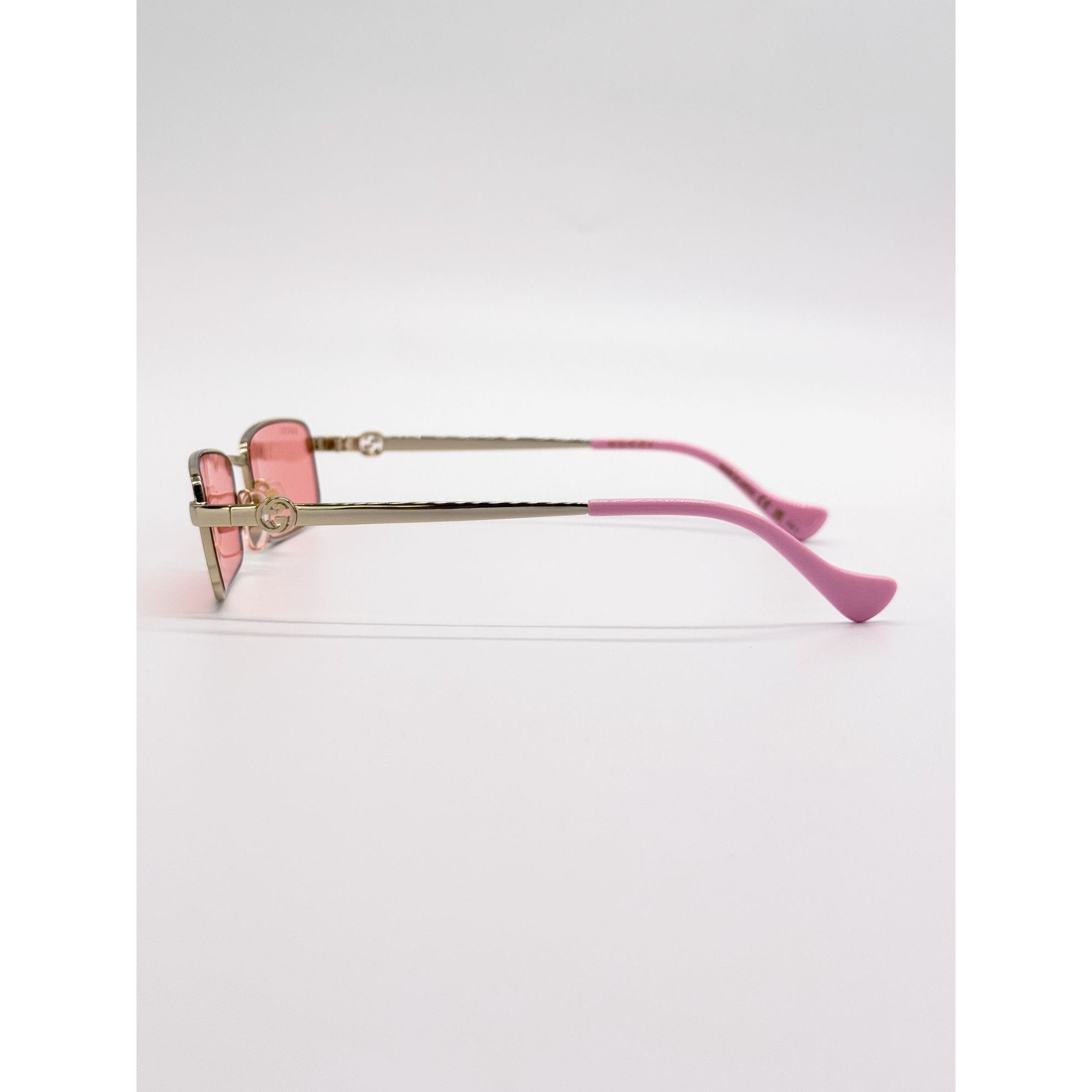 Gucci NEW GUCCI SUNGLASSES GG1600S 004 GOLD WOMEN WITH CHAIN Size ONE SIZE - 7 Thumbnail