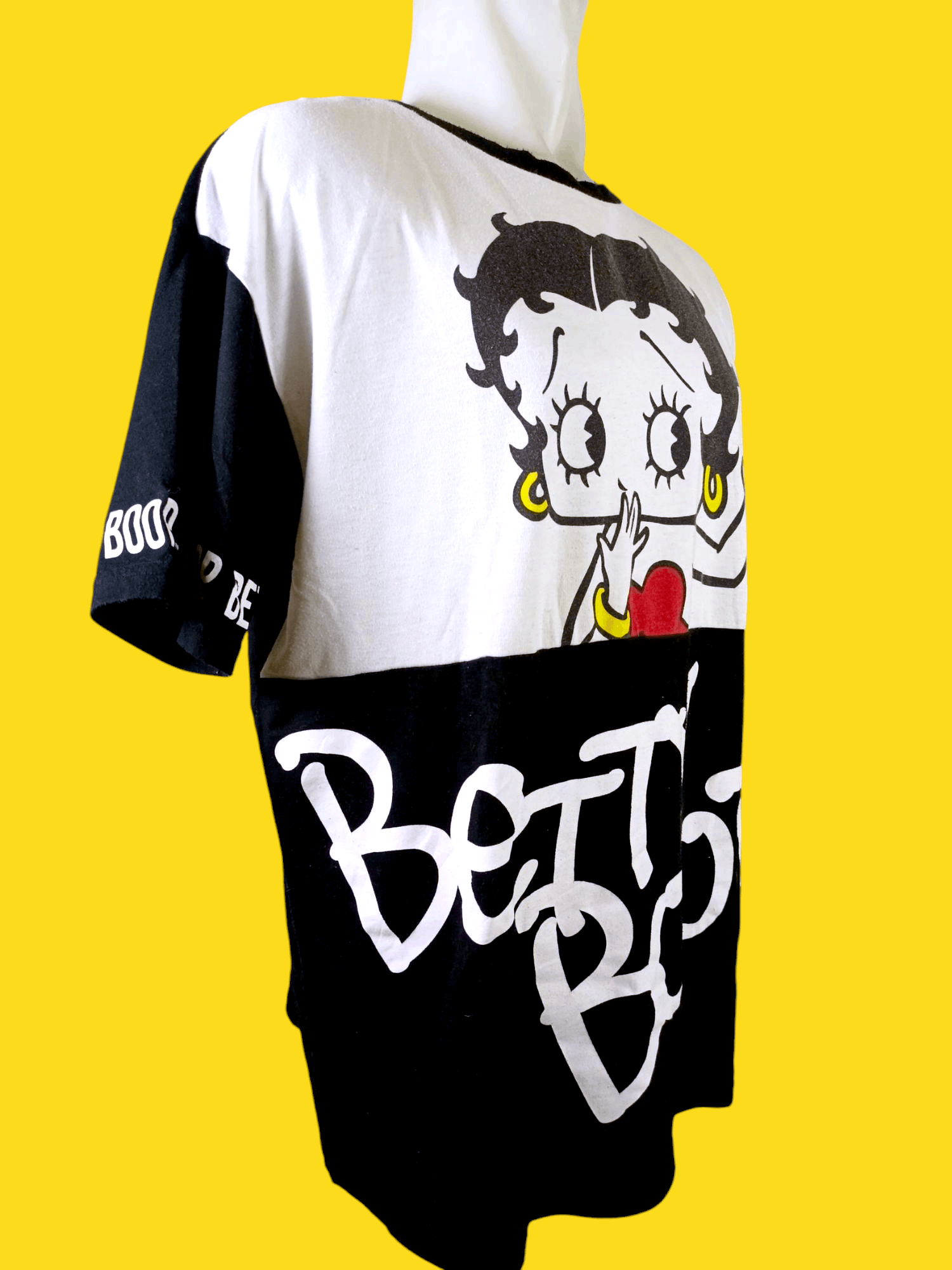 Cartoon Network × Japanese Brand × Vintage VINTAGE BETTY BOOP X DENIFITS T-SHIRT Size US XL / EU 56 / 4 - 3 Thumbnail