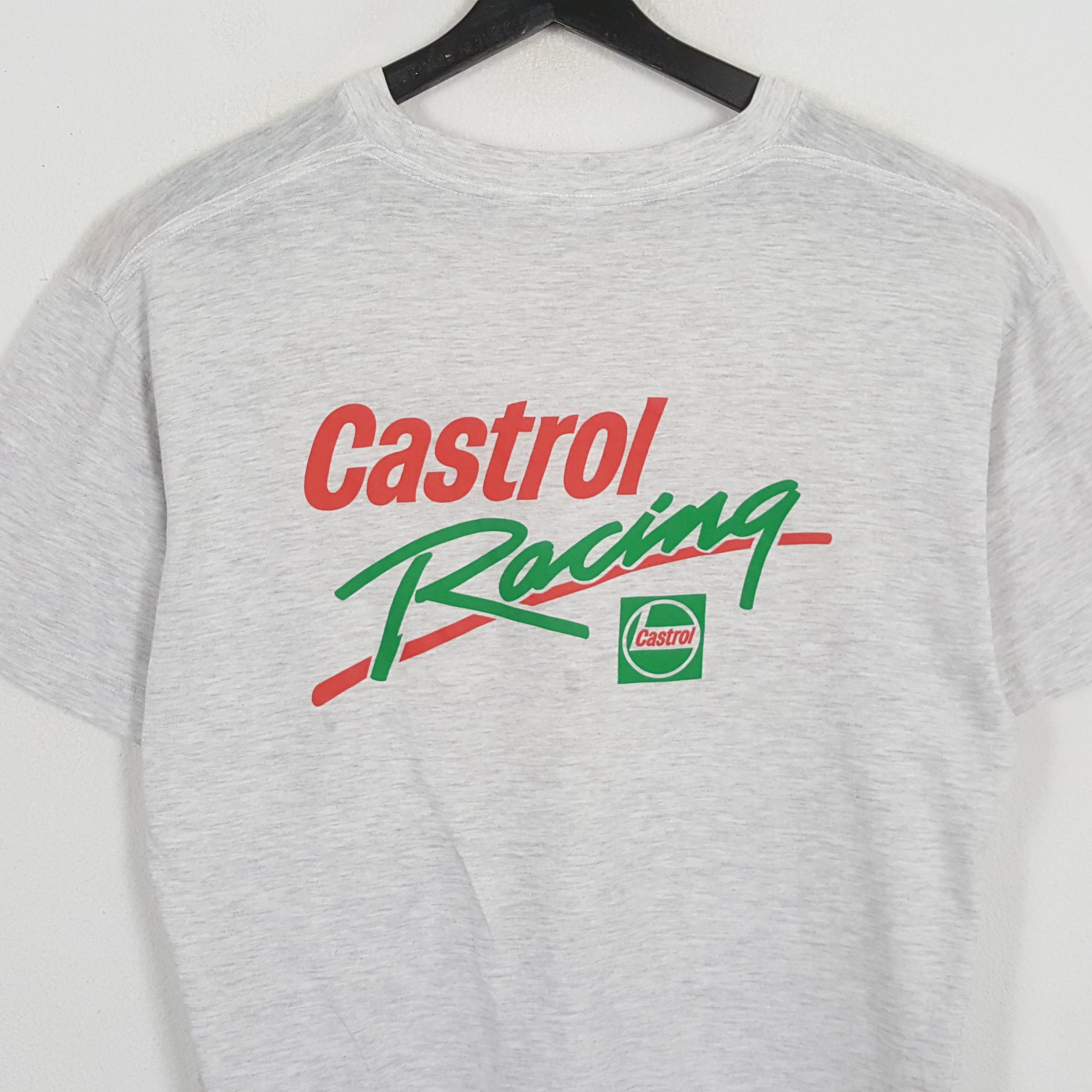 Japanese Brand × Vintage CASTROL RACING Motorcycle Promo Style Tshirt Size US L / EU 52-54 / 3 - 2 Thumbnail