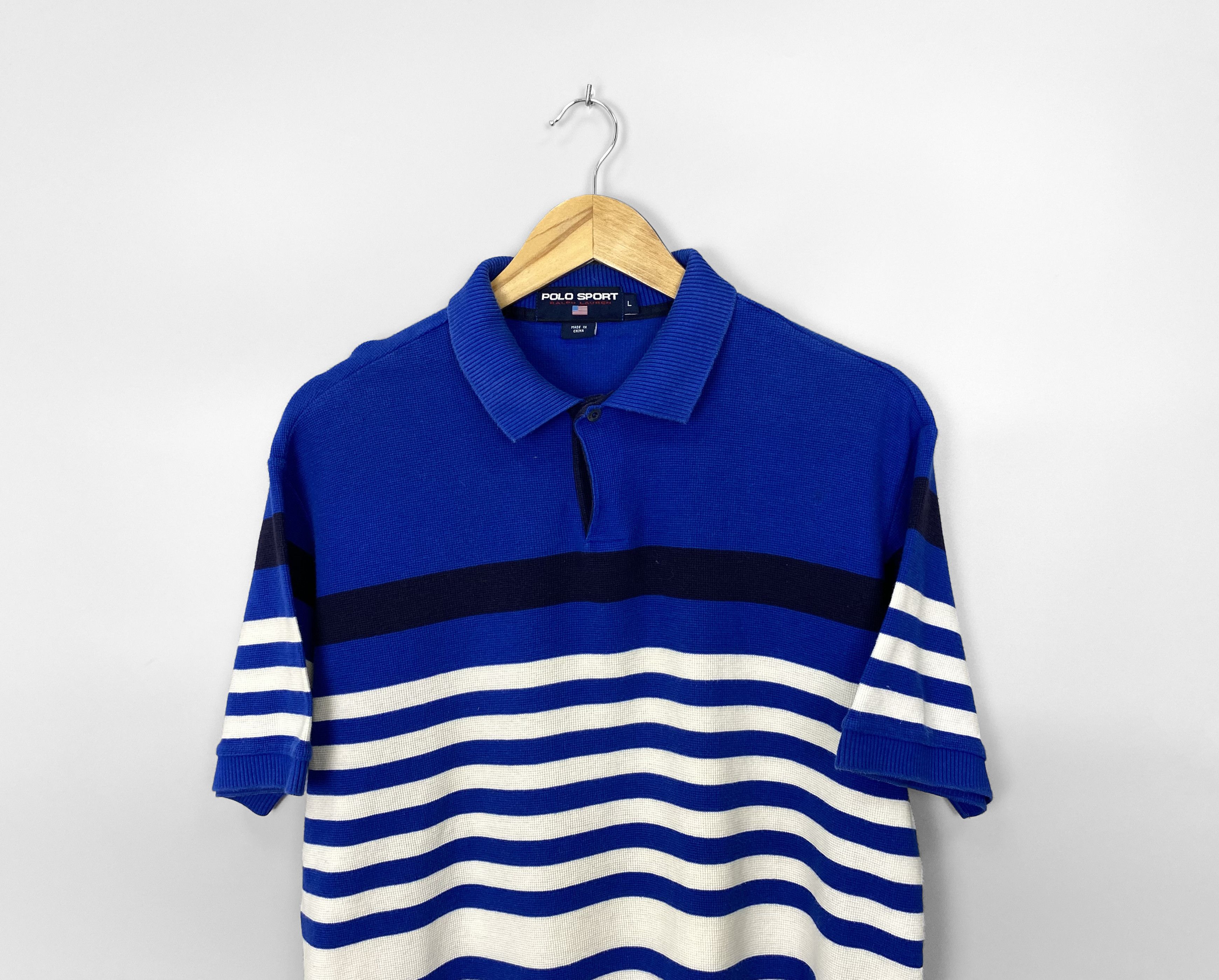 Ralph Lauren Sport Vintage Ralph Lauren Polo Sport Striped Size US L / EU 52-54 / 3 - 2 Thumbnail