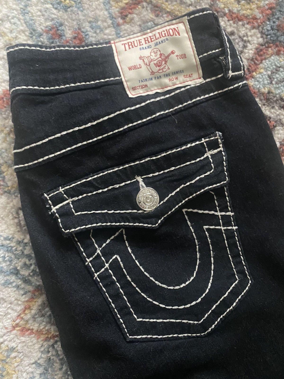 True Religion × Vintage Vintage True Religion Skinny Jeans Size 30" / US 8 / IT 44 - 3 Thumbnail