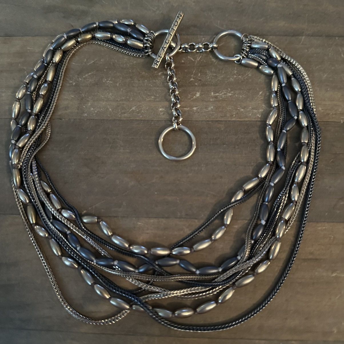Kenneth Cole Kenneth Cole Reaction multi chain toggle necklace Size ONE SIZE - 3 Thumbnail