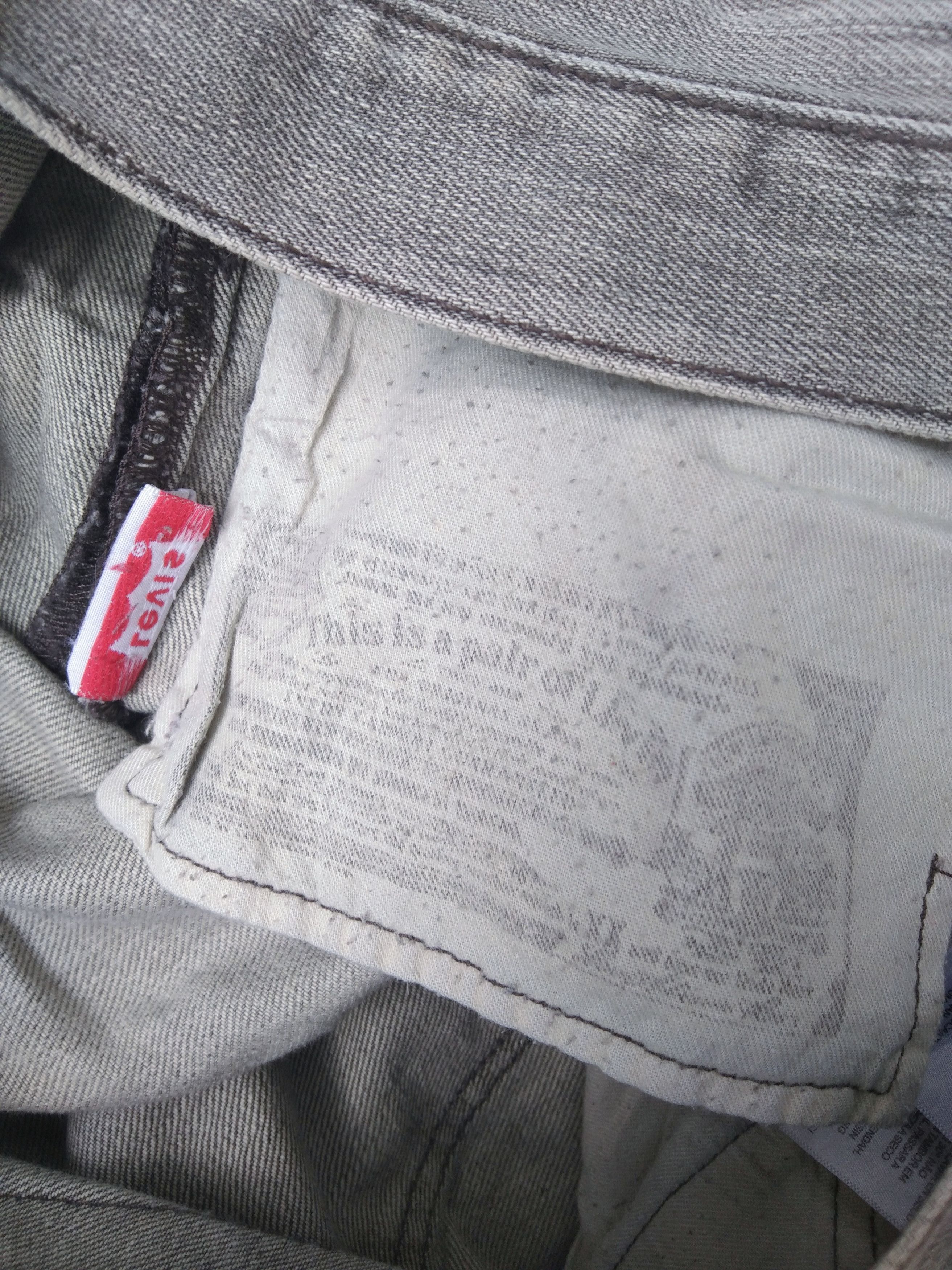 Levi's × Vintage Vintage Levis 501 Grey Straight Leg Distressed Jeans 36x32 Size US 38 / EU 54 - 11 Thumbnail