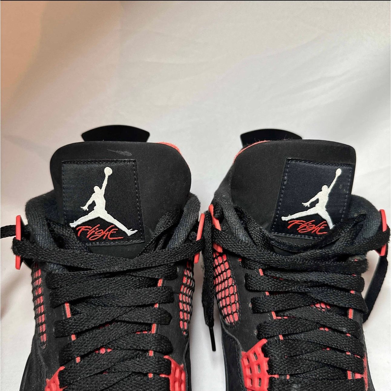 Jordan Brand × Nike Size 11 - Nike Air Jordan 4 Retro Red Thunder Men's Shoes Size US 11 / EU 44 - 9 Thumbnail