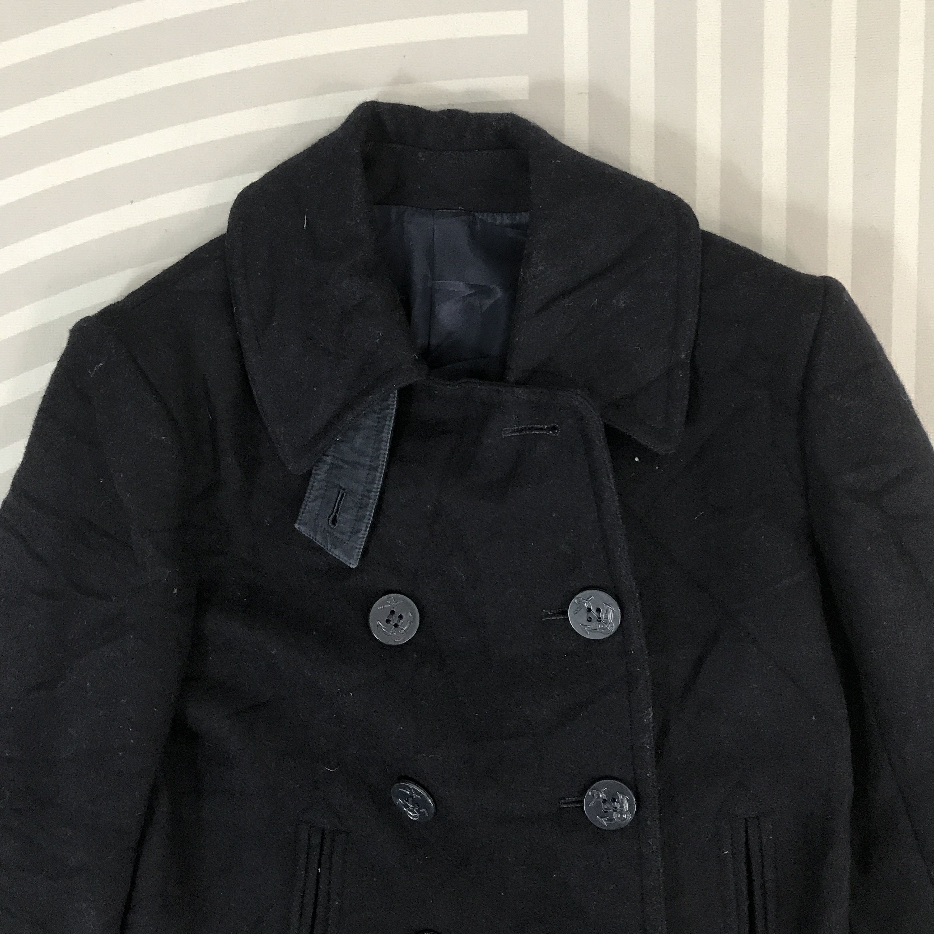 Polo Ralph Lauren Vintage Polo Ralph Lauran Wool Coat Jacket Size US M / EU 48-50 / 2 - 2 Thumbnail