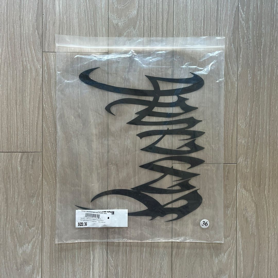 Revenge Revenge Death Note Purple Denim Size US 36 / EU 52 - 8 Thumbnail