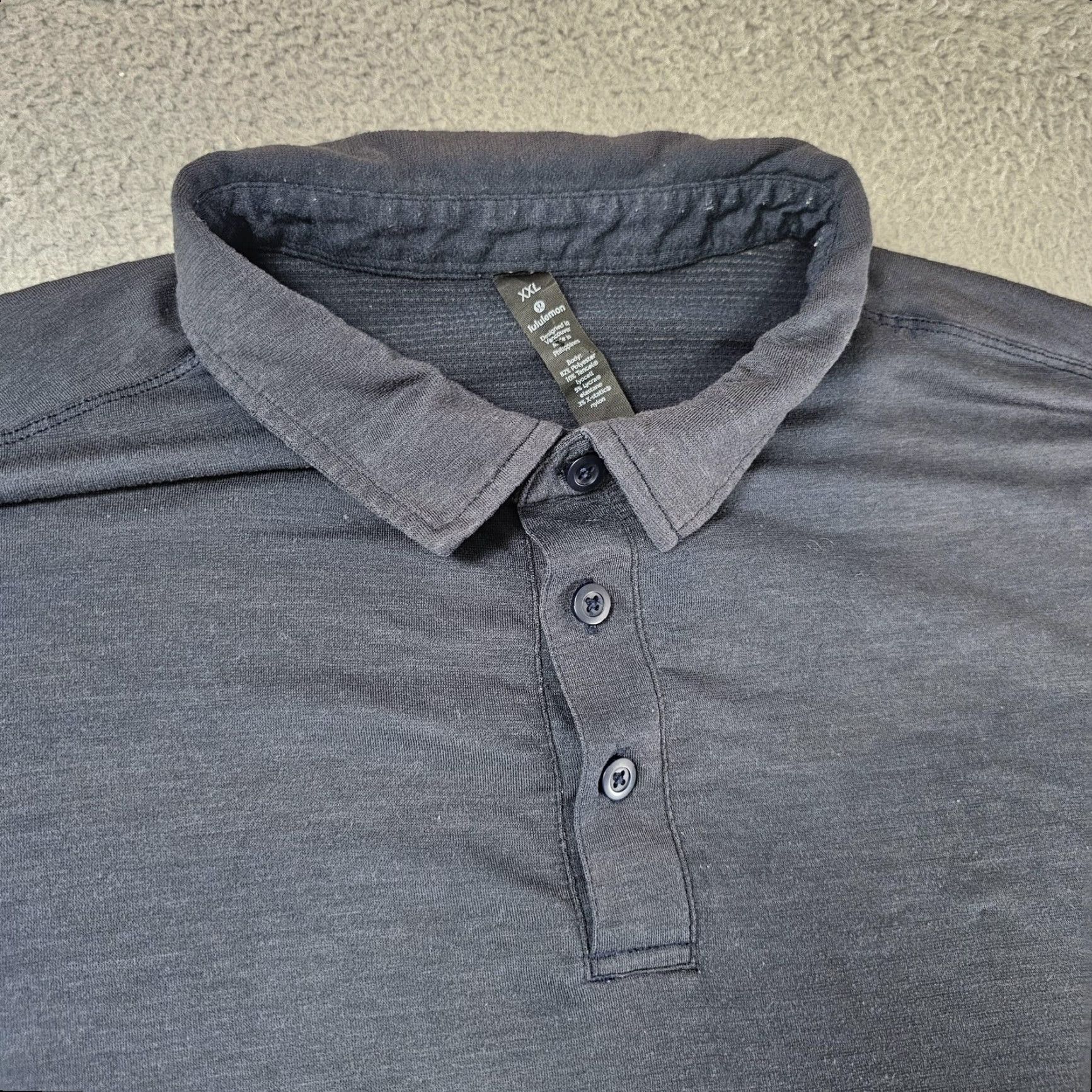 Lululemon Lululemon Polo Shirt Mens XL Blue Golf Performance Stretch Short Sleeve - Polo, Short Sleeve, Solid, Blue, XL, Men, Shirts, Golf, Performance, Stretch Size US XL / EU 56 / 4 - 2 Thumbnail