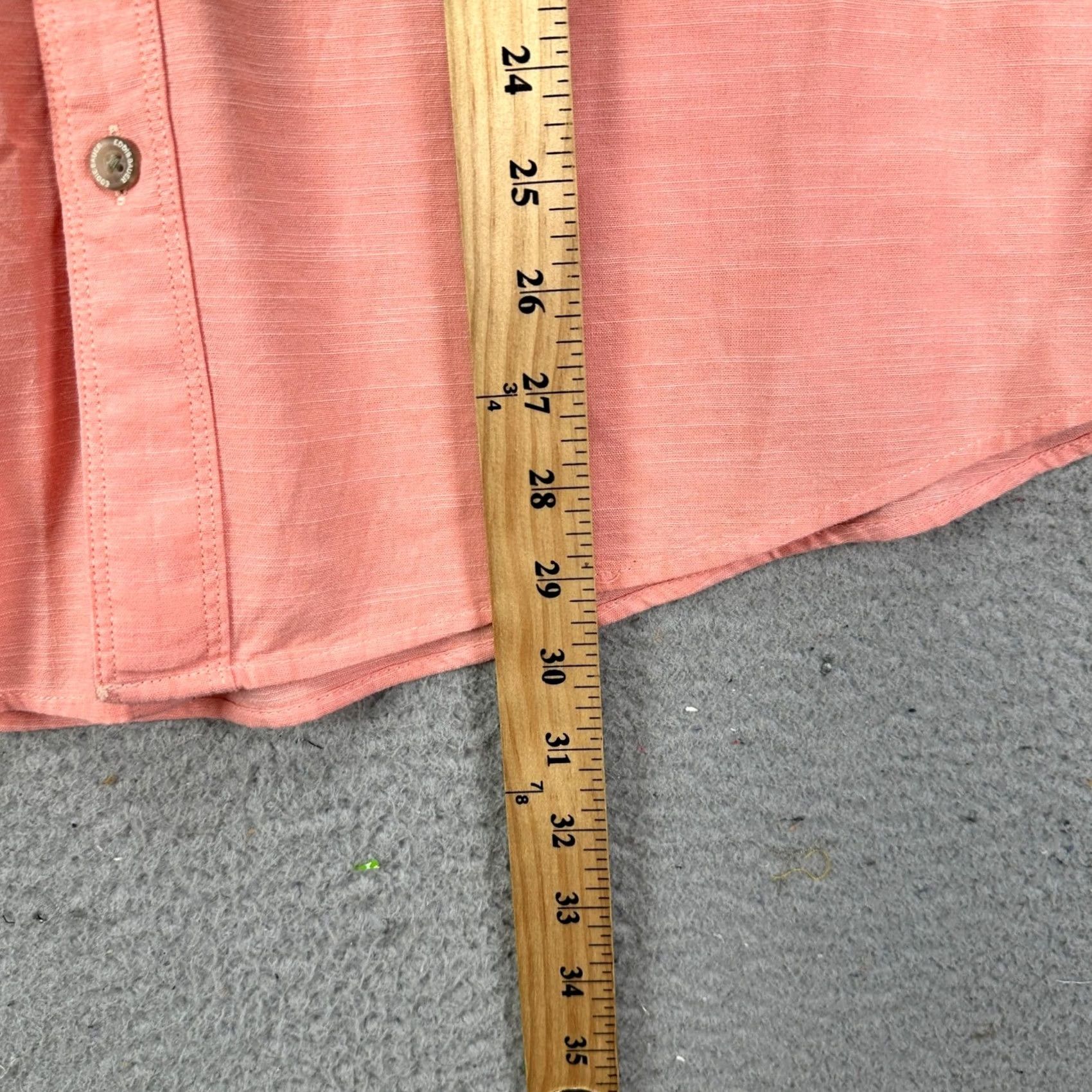 Eddie Bauer Eddie Bauer Button-Down Shirt Mens Large Peach Pocket Lightweight Classic Fit Shirt Size US L / EU 52-54 / 3 - 7 Thumbnail