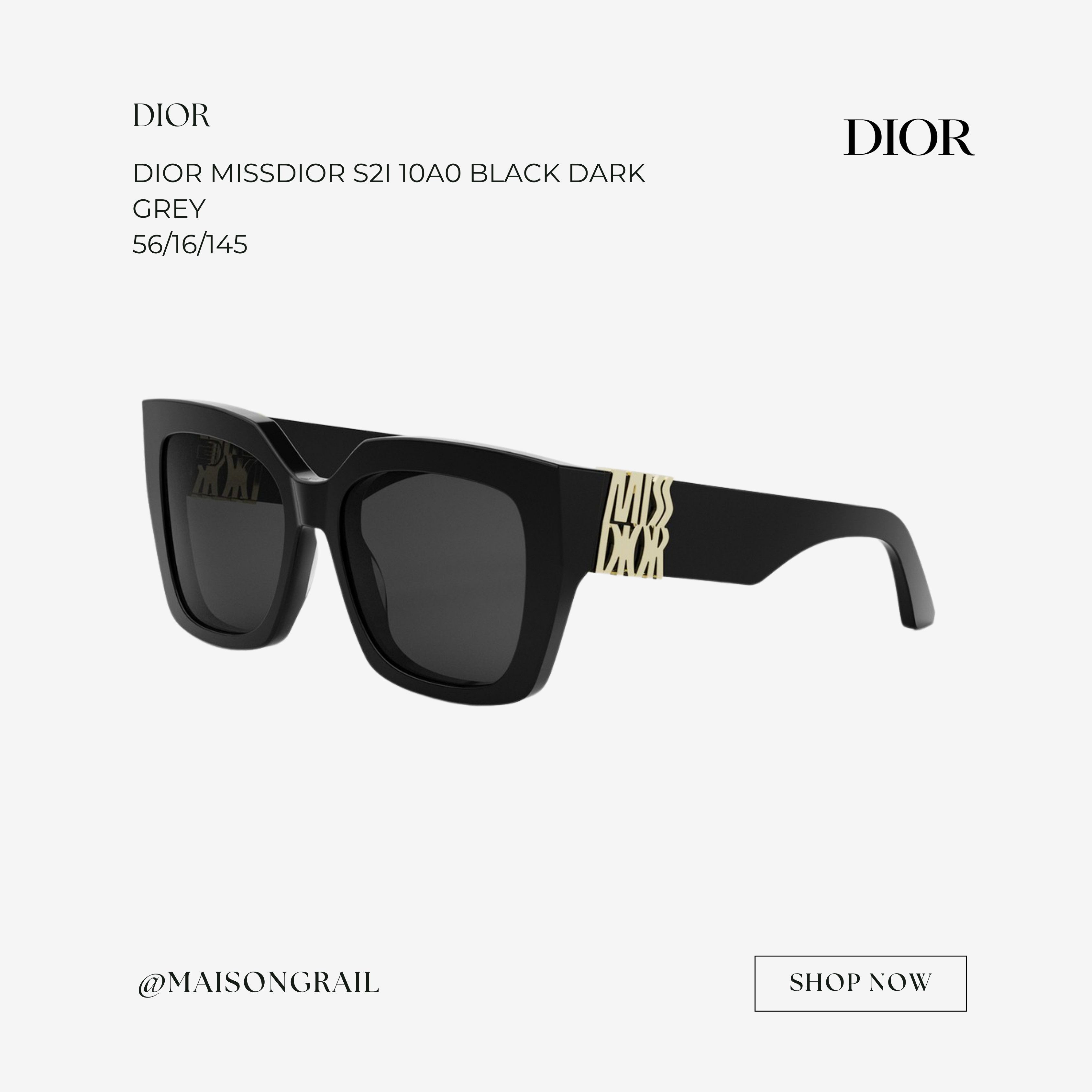Dior DIOR MISSDIOR S2F 10A0 SUNGLASSES Size ONE SIZE - 1 Thumbnail
