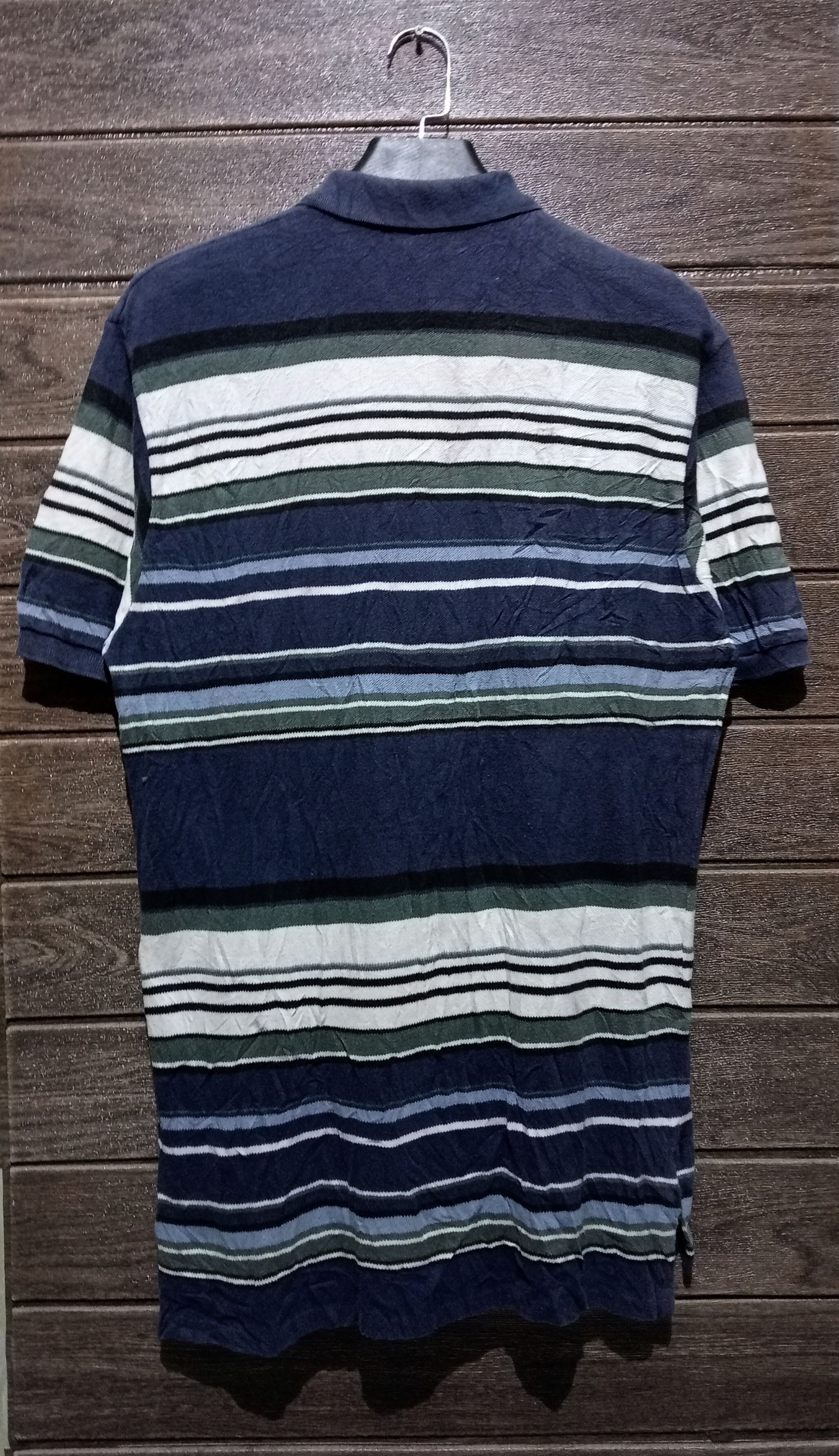 Polo Ralph Lauren VTG '90s Polo by Ralph Lauren Made in USA Stripe Polo Shirt. Size US L / EU 52-54 / 3 - 4 Thumbnail