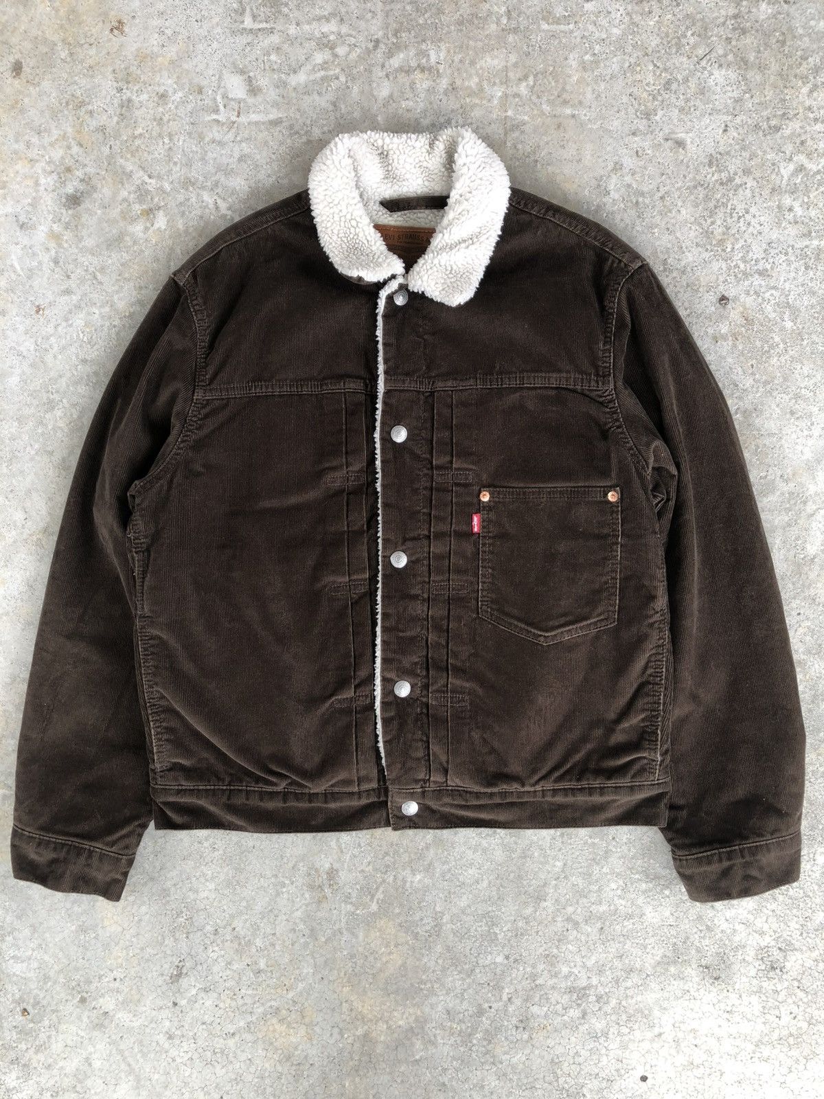 Levi's Type 1 Big E Levi’s Corduroy Jacket Size US L / EU 52-54 / 3 - 2 Thumbnail