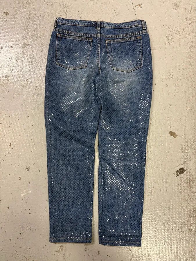 Roberto Cavalli FW1999 Roberto Cavalli Blue Dynamic Royal Denim Jeans Size 26" / US 2 / IT 38 - 6 Thumbnail