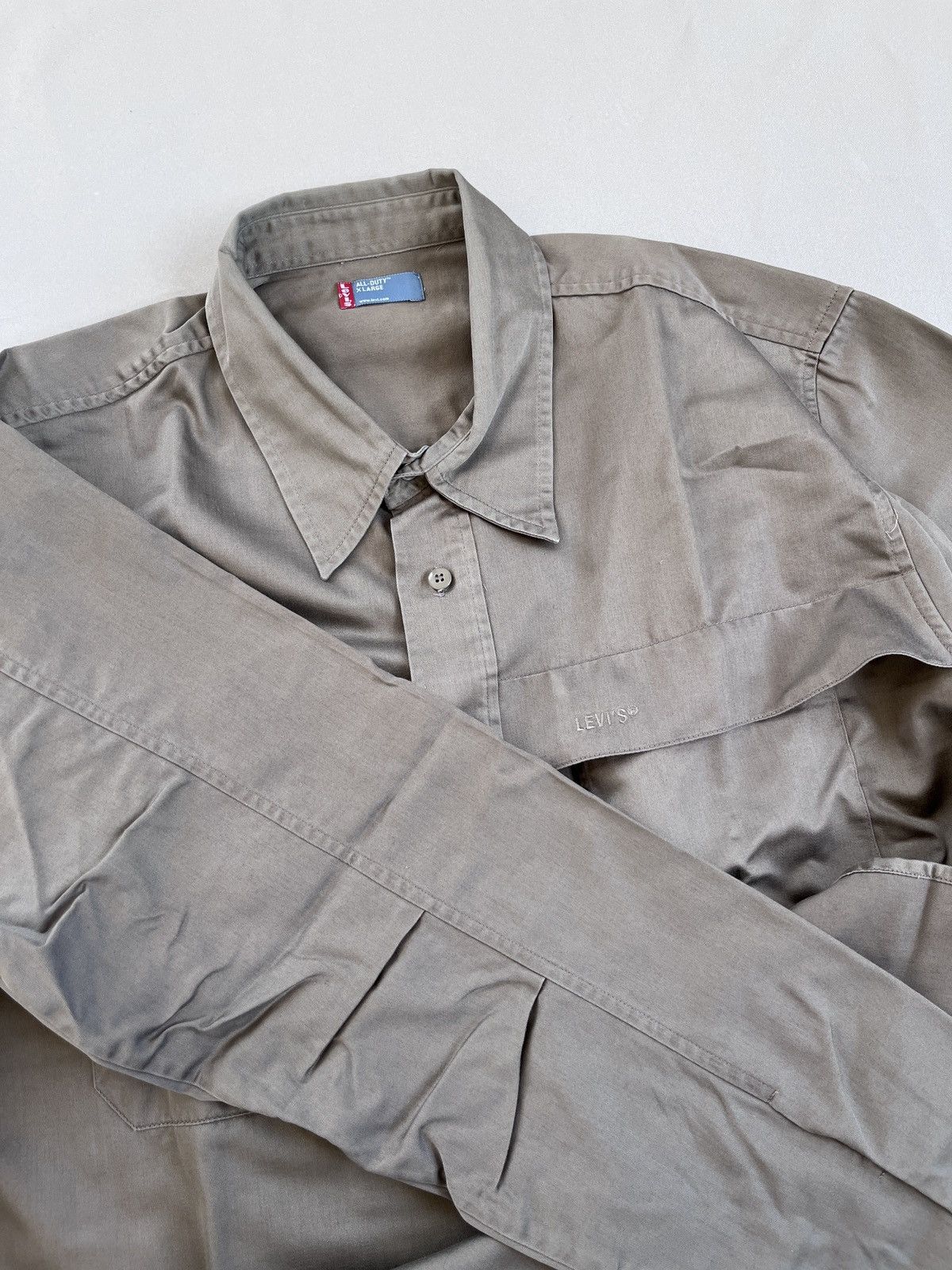 Levi's Levi's All Duty Military Workwear Field Shirt Size US XL / EU 56 / 4 - 10 Thumbnail