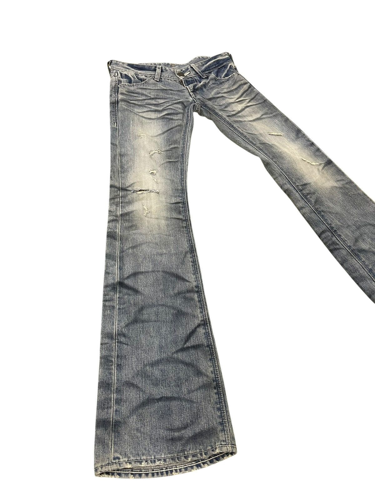 Japanese Brand Flare Jeans Murder License Honeycomb Loe Rise Boot Cut 1🟦6 Size US 28 / EU 44 - 1 Thumbnail