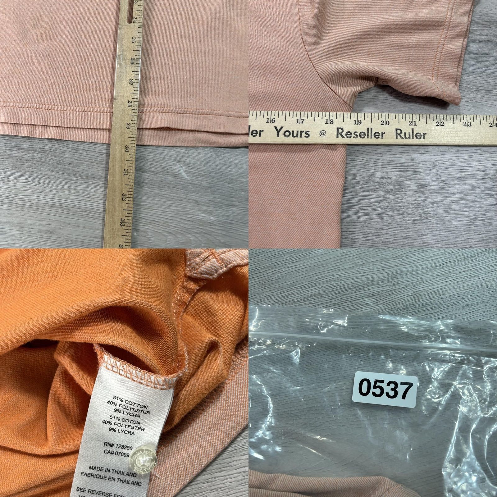 TravisMathew Travis Mathew Polo Shirt Mens Large Pink Stretch Golf Short Sleeve Shirt Size US S / EU 44-46 / 1 - 8 Thumbnail