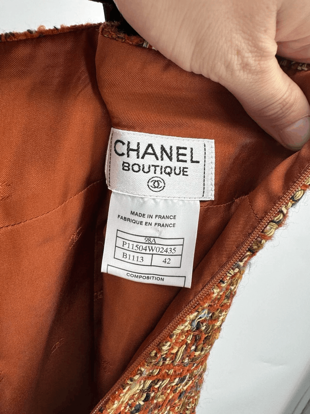 Chanel Chanel Vintage Knee-Length Skirt Size L US10 FR42 Size 30" / US 8 / IT 44 - 8 Thumbnail