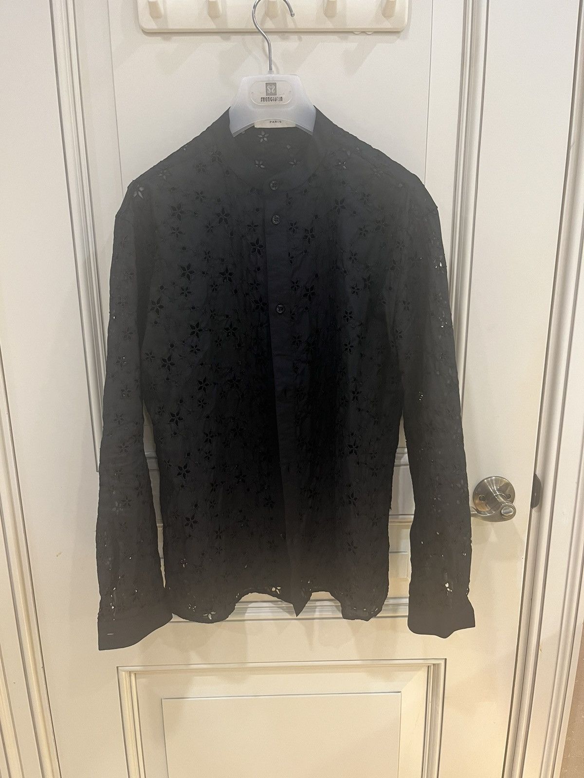 Saint Laurent Paris Star embroidery eyelet shirt collar size38 Size US S / EU 44-46 / 1 - 9 Thumbnail