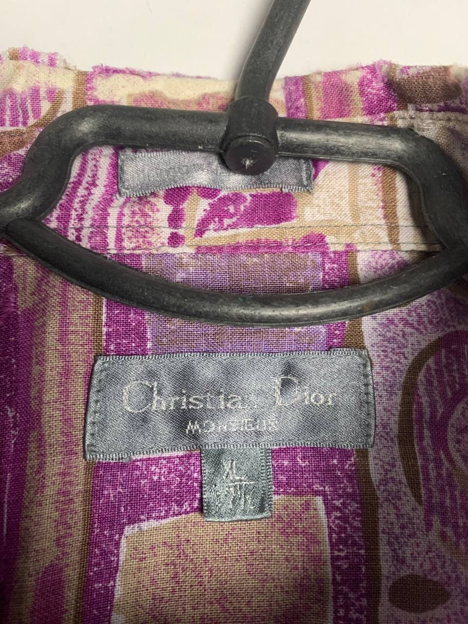 Christian Dior Monsieur × Vintage Vintage 80s Christian Dior Monsieur Linen Shirt XL size Size US XL / EU 56 / 4 - 5 Thumbnail