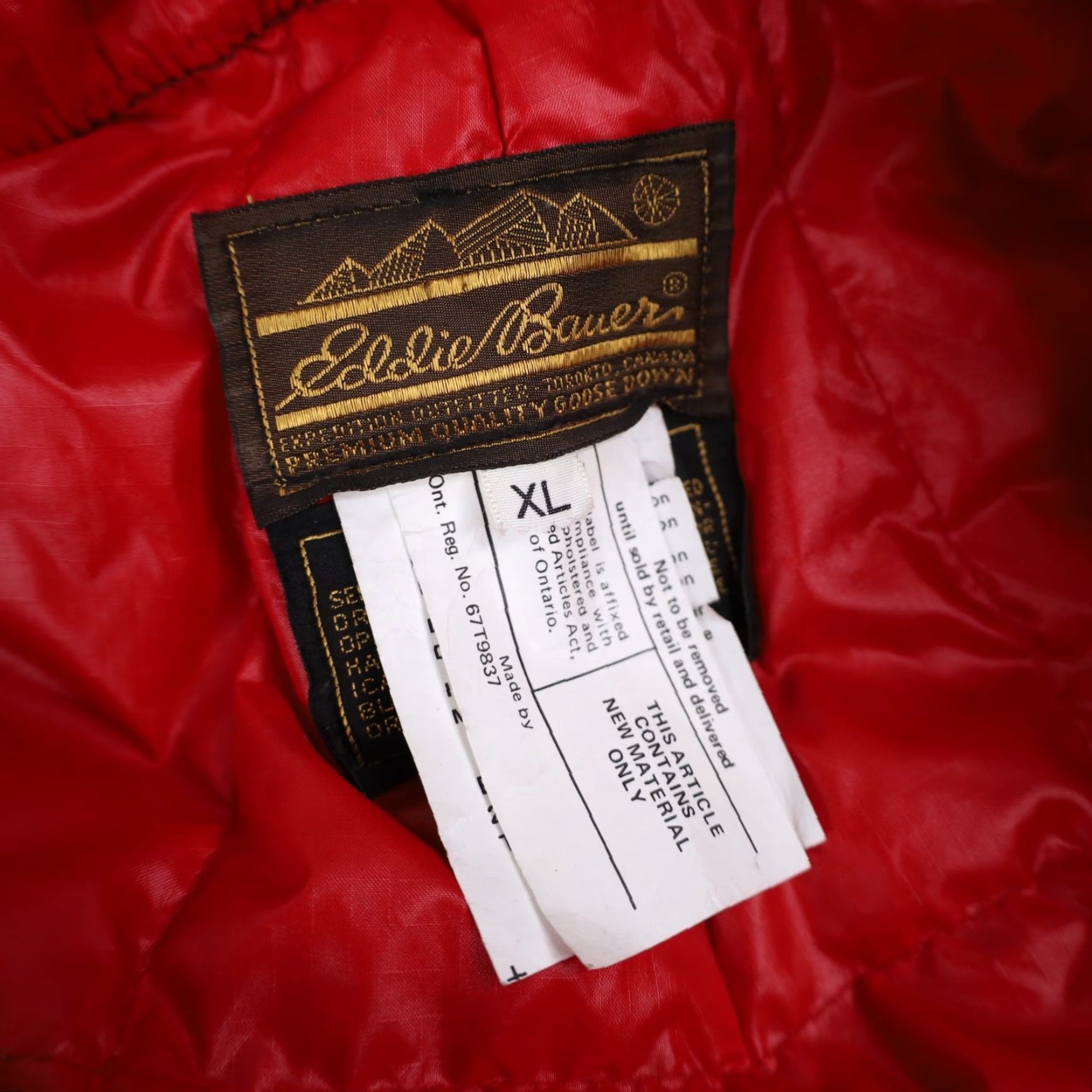 Eddie Bauer VINTAGE Eddie Bauer Goose Down Quilted Sleeping Bag Pants Mens XL Brown Size US 36 / EU 52 - 6 Thumbnail