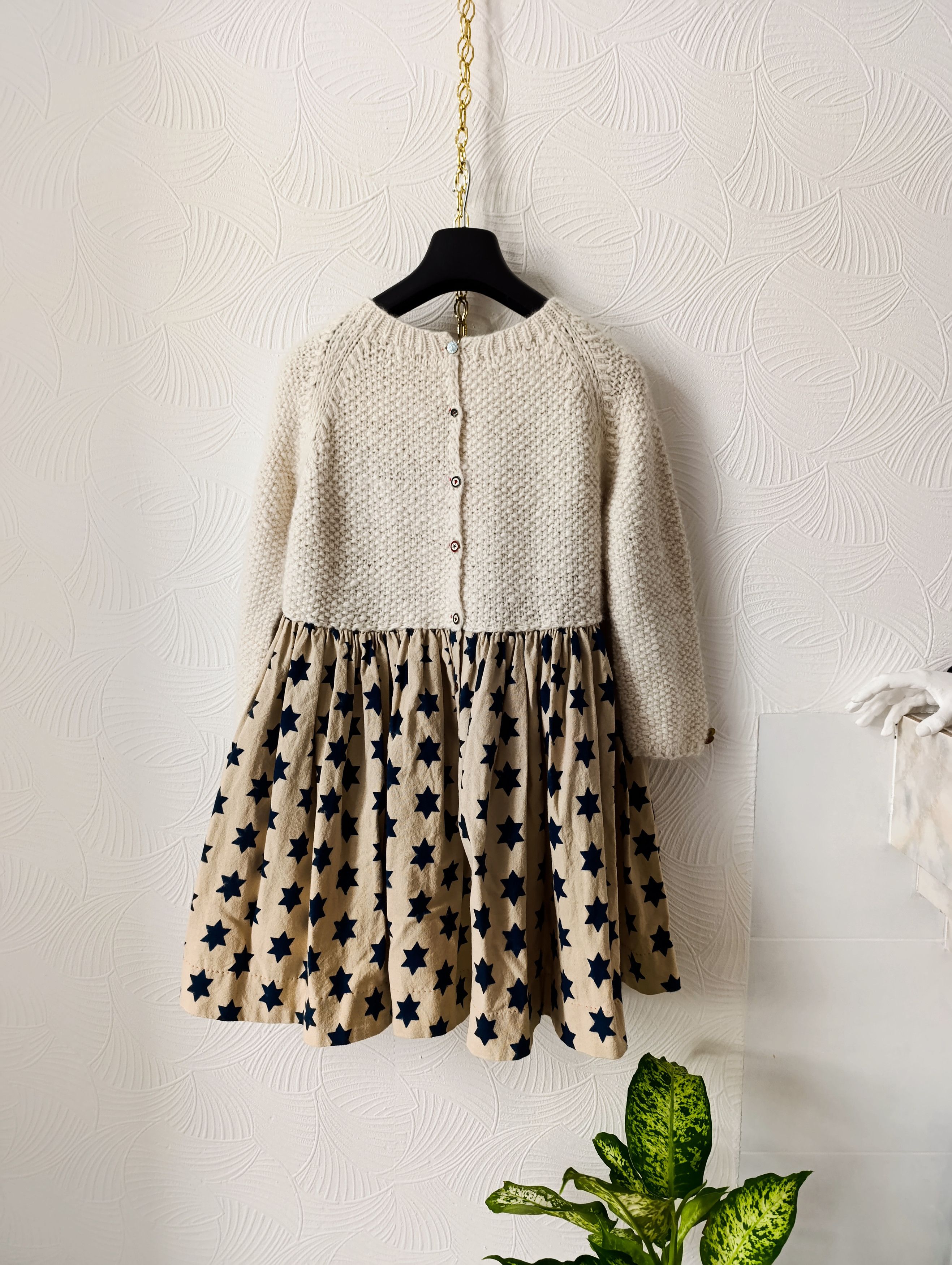 Handmade PERO WOOL MID-LENGHT HAND MADE DRESS MADE IN INDIA Size XS / US 0-2 / IT 36-38 - 11 Thumbnail