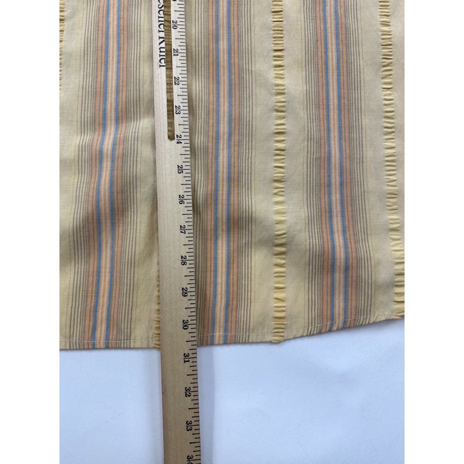 Prana Prana Shirt Mens L Yellow Brown Striped Short Sleeve Button-Up Multicolor Pattern Casual Men’s Shirt Size US L / EU 52-54 / 3 - 6 Thumbnail