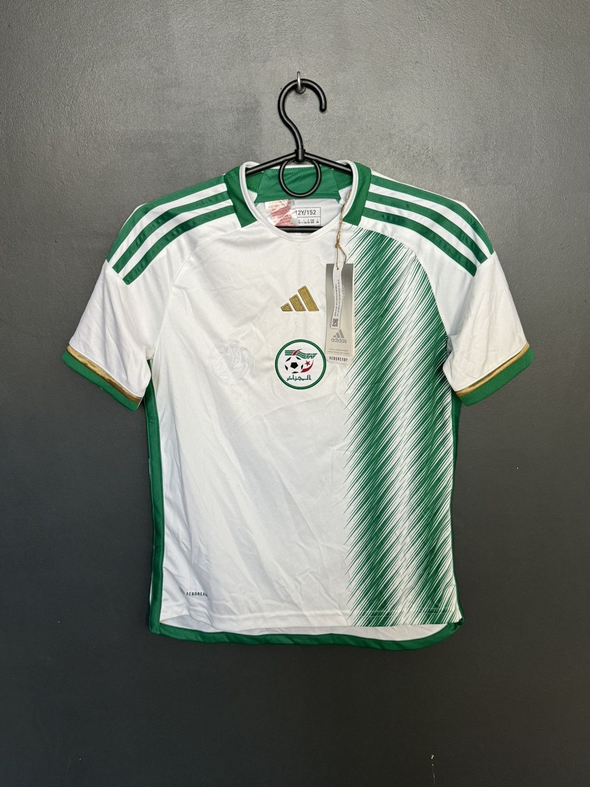 Adidas KIDS New Algeria 22/23 Home Football Jersey T-Shirt Size US XS / EU 42 / 0 - 1 Thumbnail