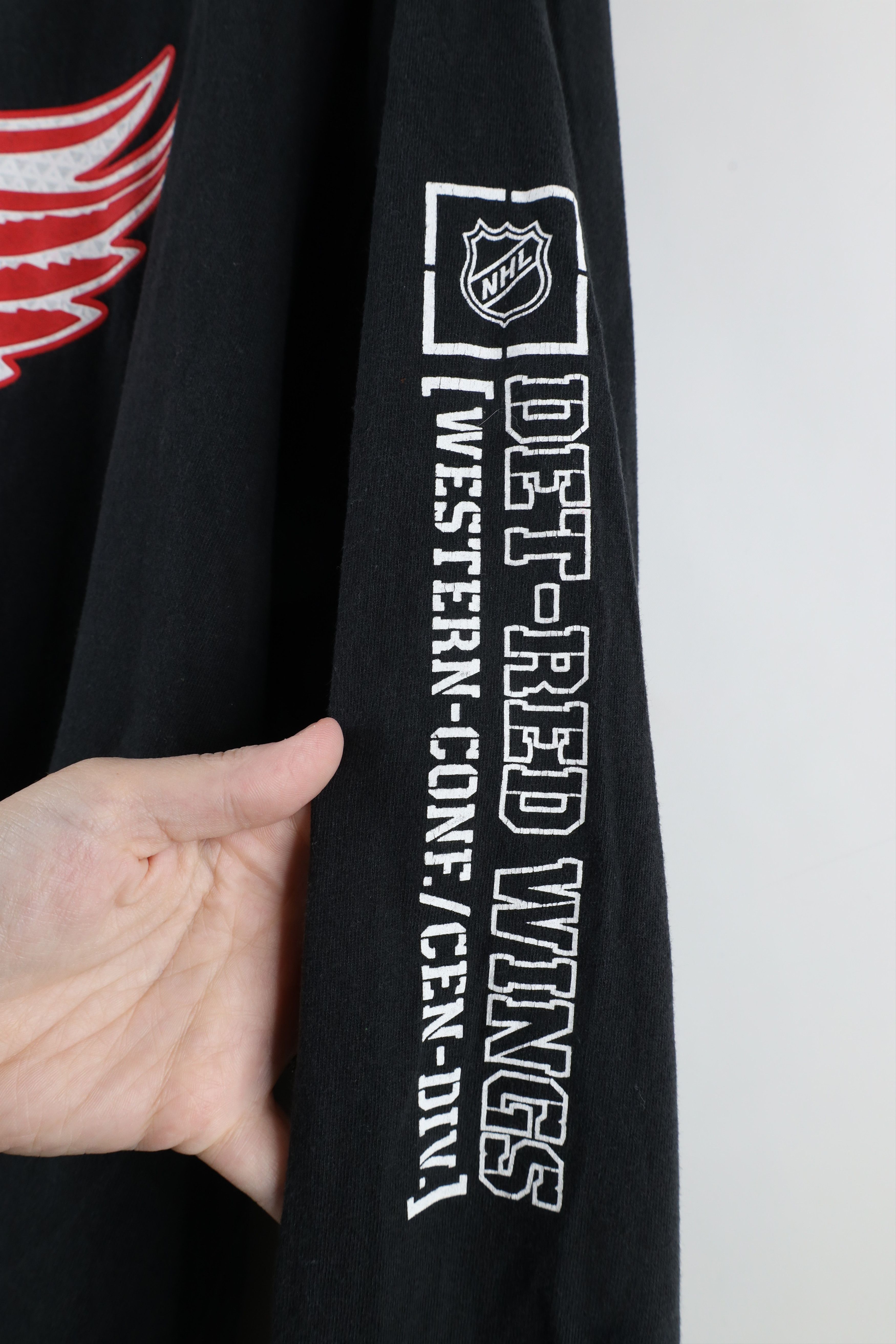 Reebok × Vintage Vintage Reebok Detroit Red Wings Hockey Long Sleeve T-Shirt Size US XL / EU 56 / 4 - 6 Thumbnail