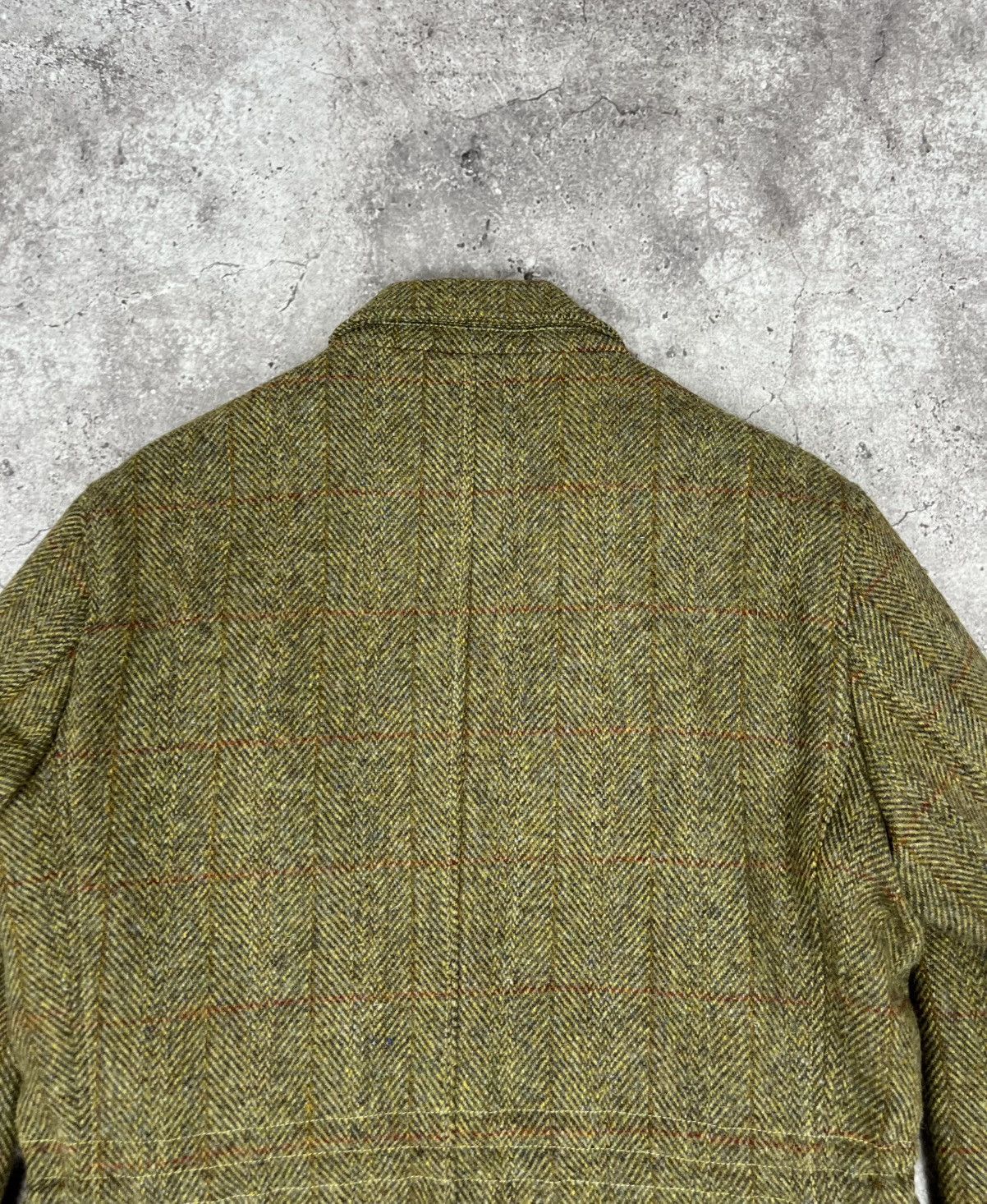 Manifattura Ceccarelli MANIFATTURA CECCARELLI HARRIS TWEED WOOL JACKET COAT Size US M / EU 48-50 / 2 - 18 Thumbnail