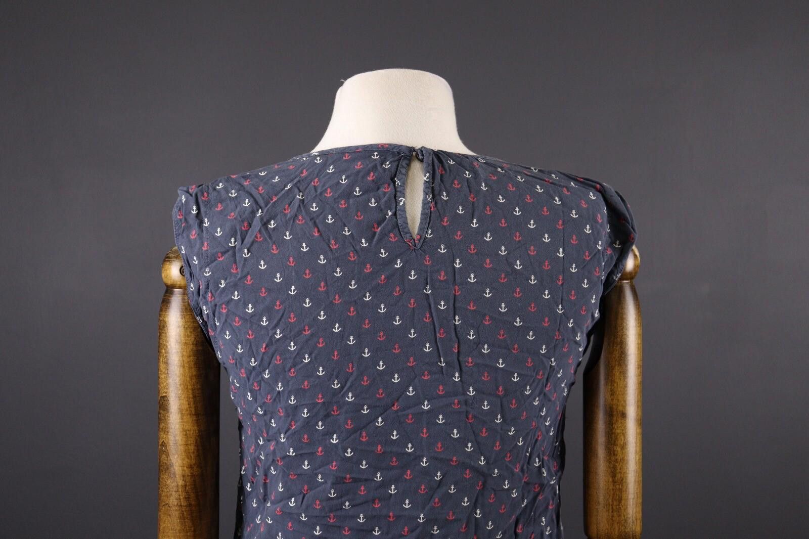 Naketano Naketano Blue Short Sleeve Drawstring Tank Top Shirt Size XS Size XS / US 0-2 / IT 36-38 - 7 Thumbnail